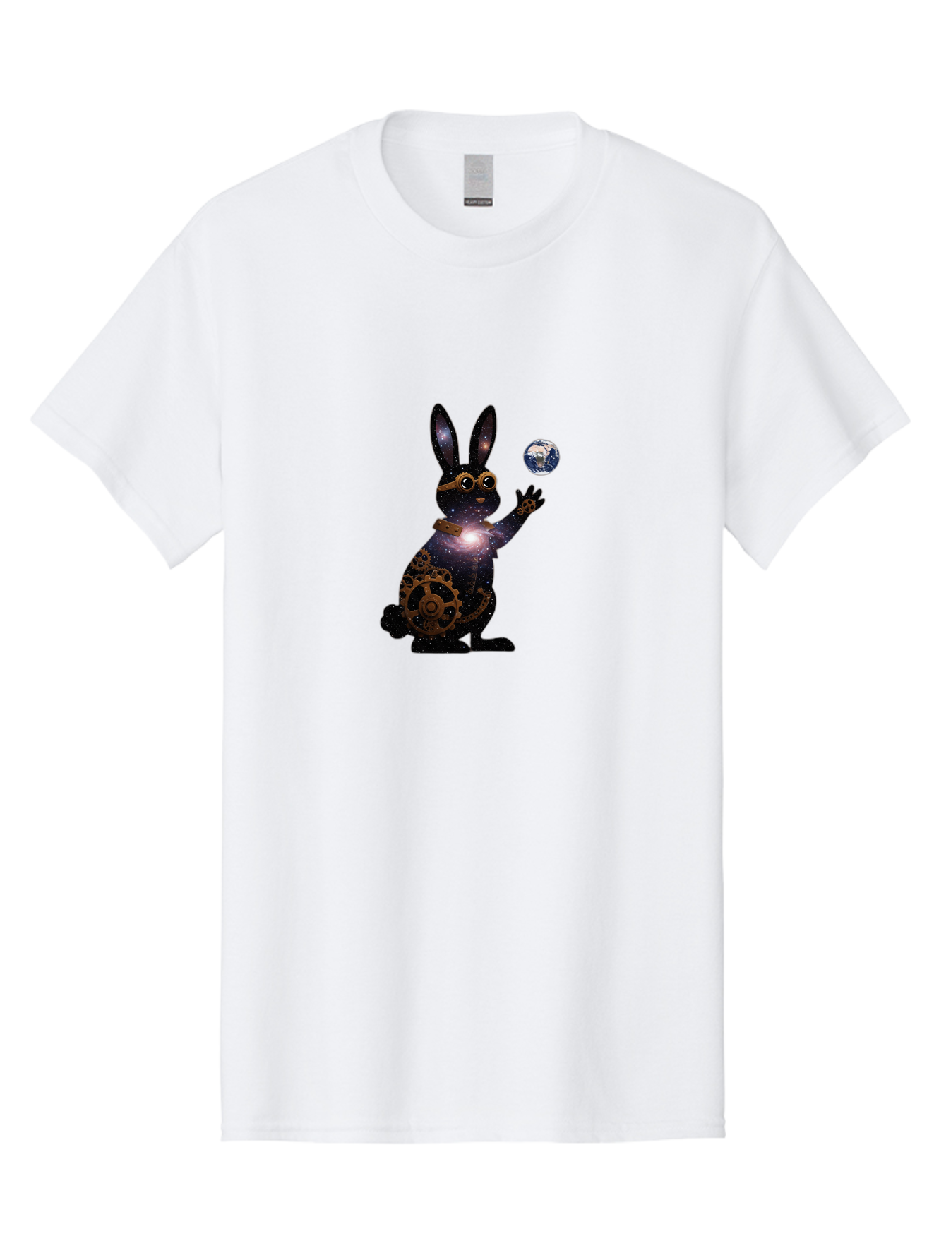 Steampunk-Rabbit Men'S Graphic Tee, 100% Cotton, Comfortable Casual Summer Wear, Machine Washable, Vintage Camera, Old Camera, Antique Camera, Black Camera, Classic Photography, Photography Equipment, Nostalgic Device, Film Camera, Camera Art Bai425