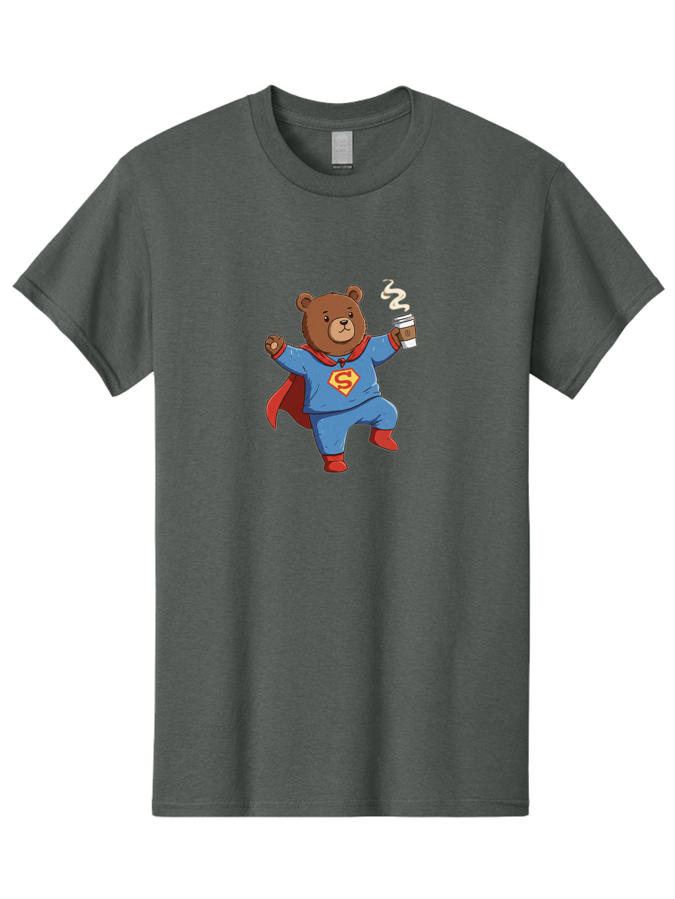 Super-Bear Men'S Graphic Tee, 100% Cotton, Comfortable Casual Summer Wear, Machine Washable, Vintage Camera, Old Camera, Antique Camera, Black Camera, Classic Photography, Photography Equipment, Nostalgic Device, Film Camera, Camera Art Bai432