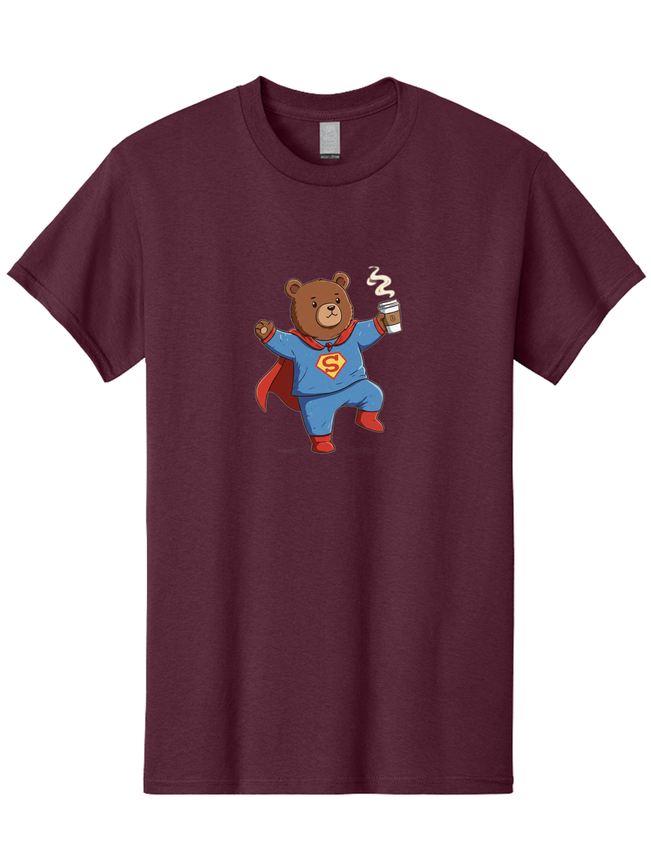 Super-Bear Men'S Graphic Tee, 100% Cotton, Comfortable Casual Summer Wear, Machine Washable, Vintage Camera, Old Camera, Antique Camera, Black Camera, Classic Photography, Photography Equipment, Nostalgic Device, Film Camera, Camera Art Bai432