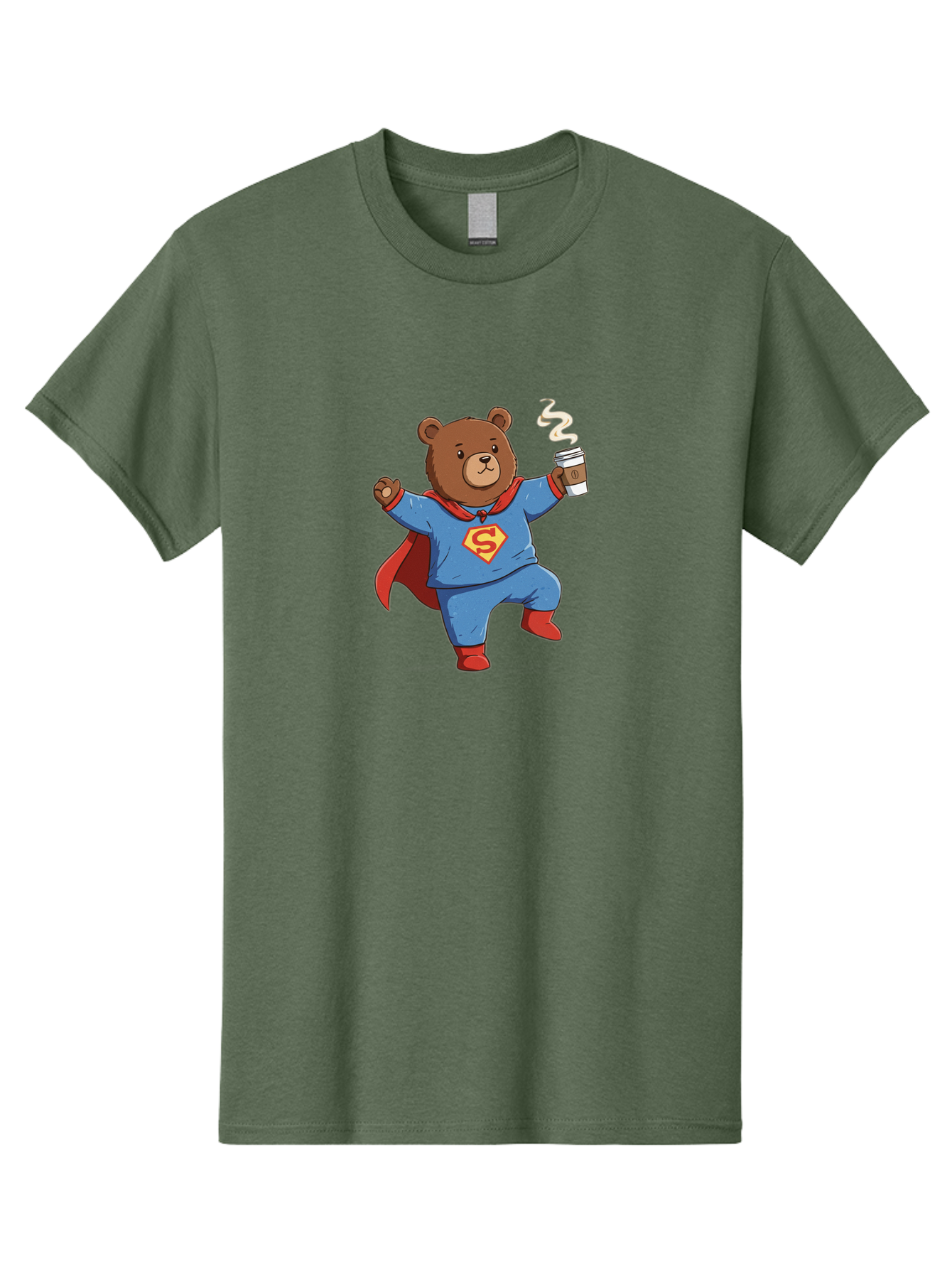 Super-Bear Men'S Graphic Tee, 100% Cotton, Comfortable Casual Summer Wear, Machine Washable, Vintage Camera, Old Camera, Antique Camera, Black Camera, Classic Photography, Photography Equipment, Nostalgic Device, Film Camera, Camera Art Bai432