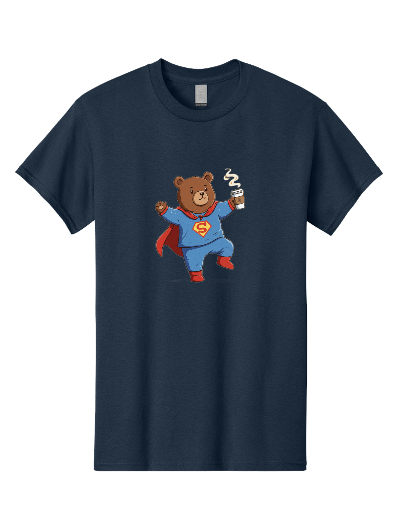 Super-Bear Men'S Graphic Tee, 100% Cotton, Comfortable Casual Summer Wear, Machine Washable, Vintage Camera, Old Camera, Antique Camera, Black Camera, Classic Photography, Photography Equipment, Nostalgic Device, Film Camera, Camera Art Bai432