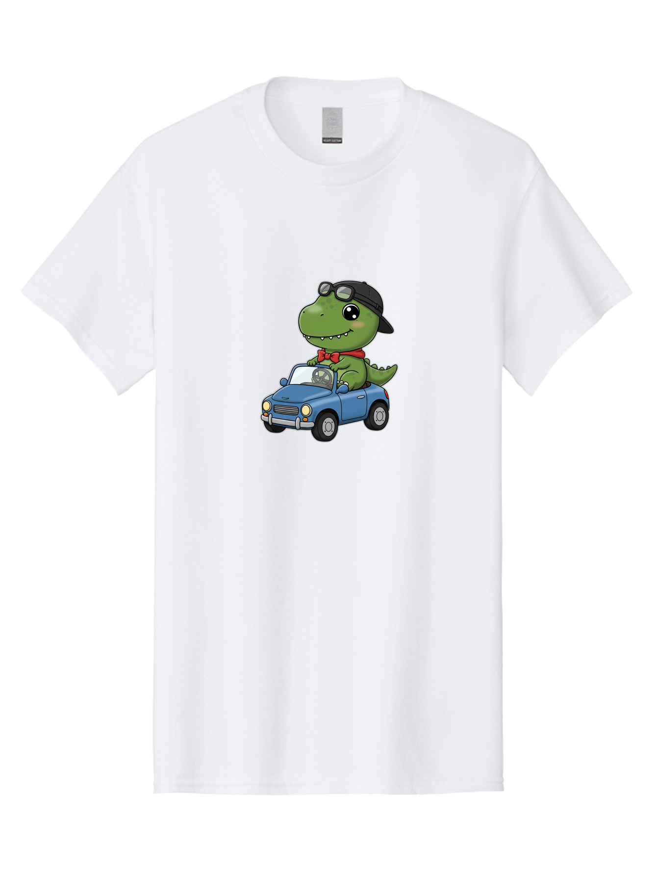 T-Rex-Driving-Car Men'S Graphic Tee, 100% Cotton, Comfortable Casual Summer Wear, Machine Washable, Vintage Camera, Old Camera, Antique Camera, Black Camera, Classic Photography, Photography Equipment, Nostalgic Device, Film Camera, Camera Art Bai435