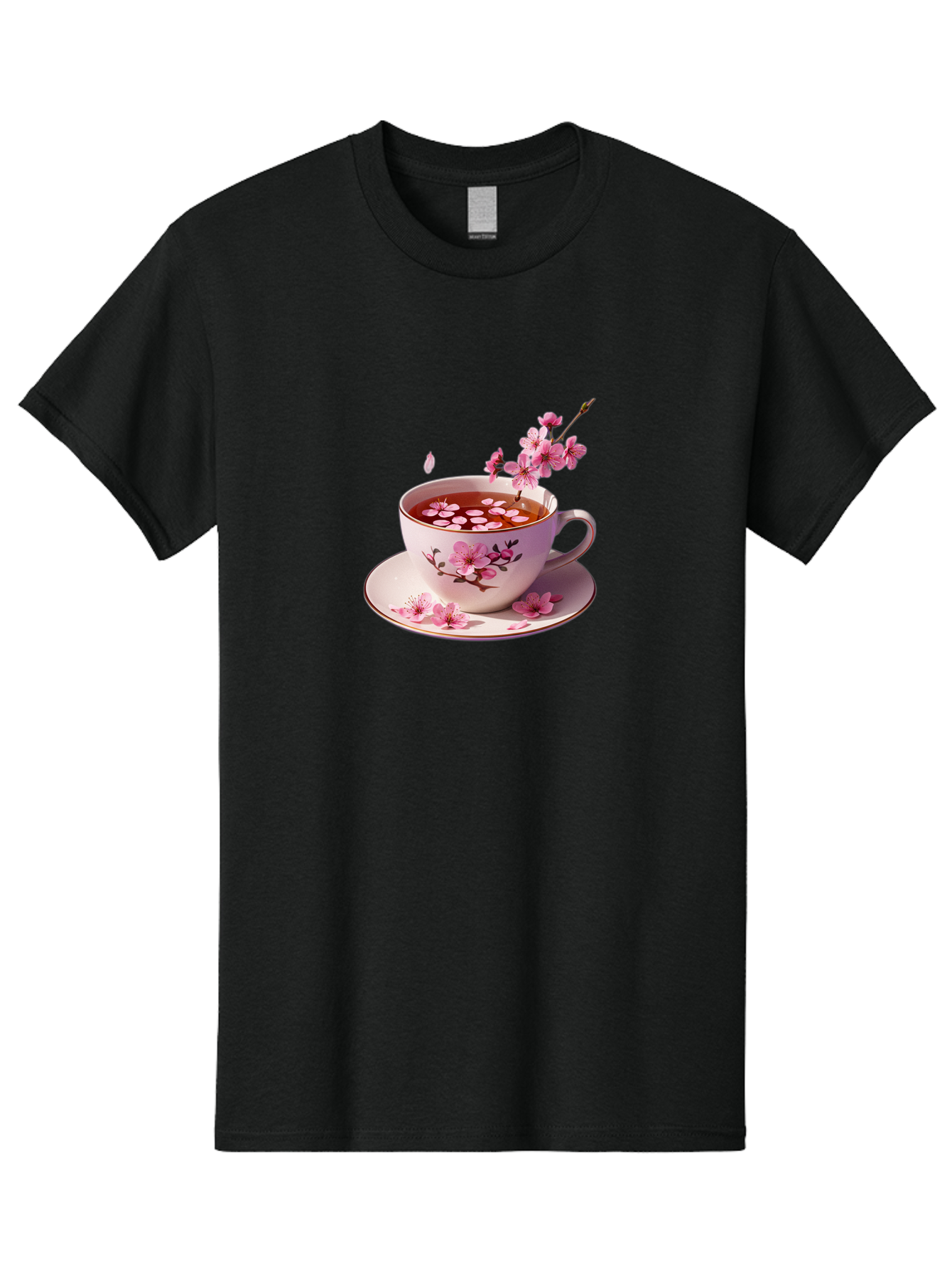 Tea-Cup-With-Cherry-Blossoms Men'S Graphic Tee, 100% Cotton, Comfortable Casual Summer Wear, Machine Washable, Vintage Camera, Old Camera, Antique Camera, Black Camera, Classic Photography, Photography Equipment, Nostalgic Device, Film Camera, Bai448