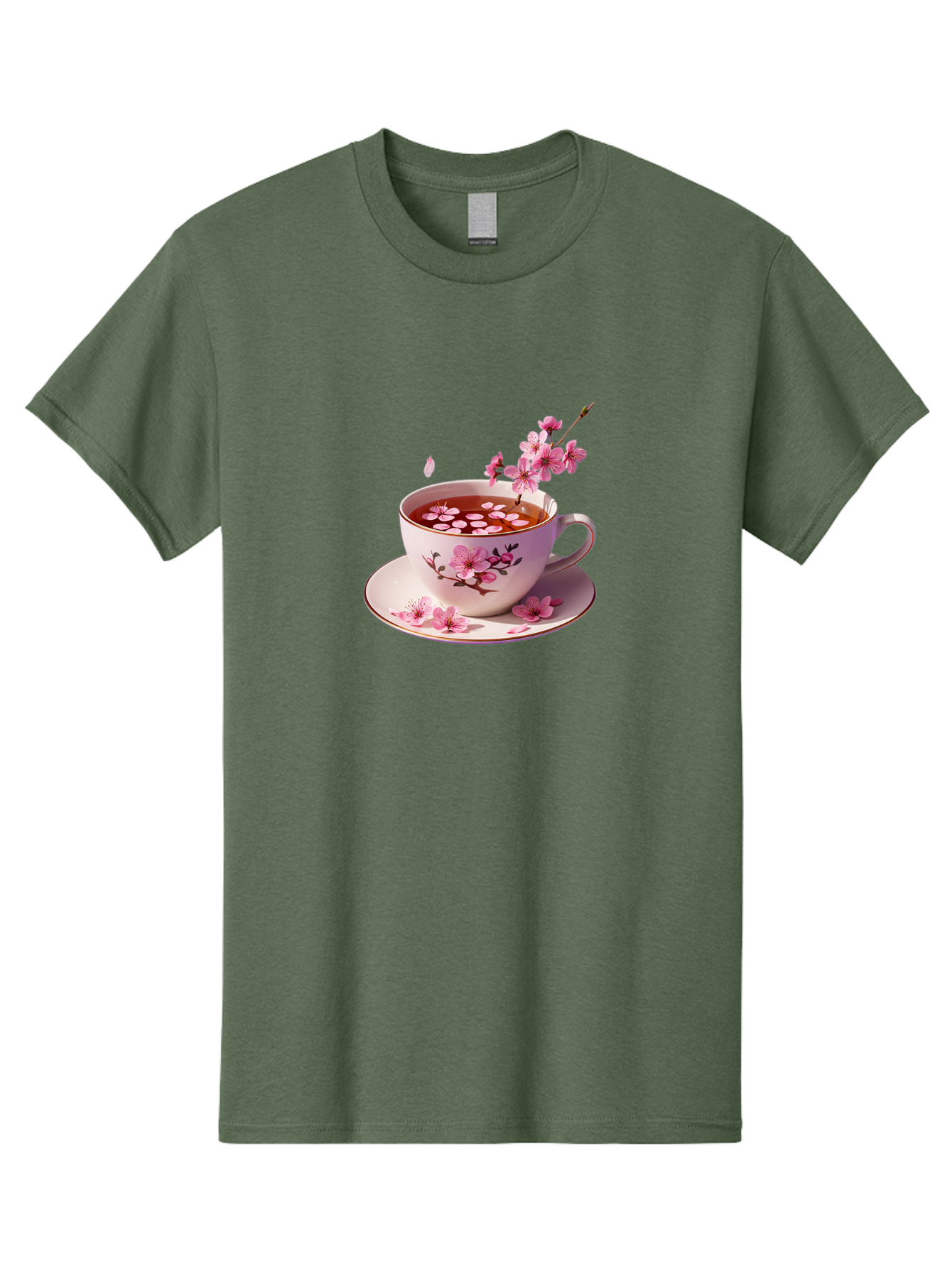 Tea-Cup-With-Cherry-Blossoms Men'S Graphic Tee, 100% Cotton, Comfortable Casual Summer Wear, Machine Washable, Vintage Camera, Old Camera, Antique Camera, Black Camera, Classic Photography, Photography Equipment, Nostalgic Device, Film Camera, Bai448