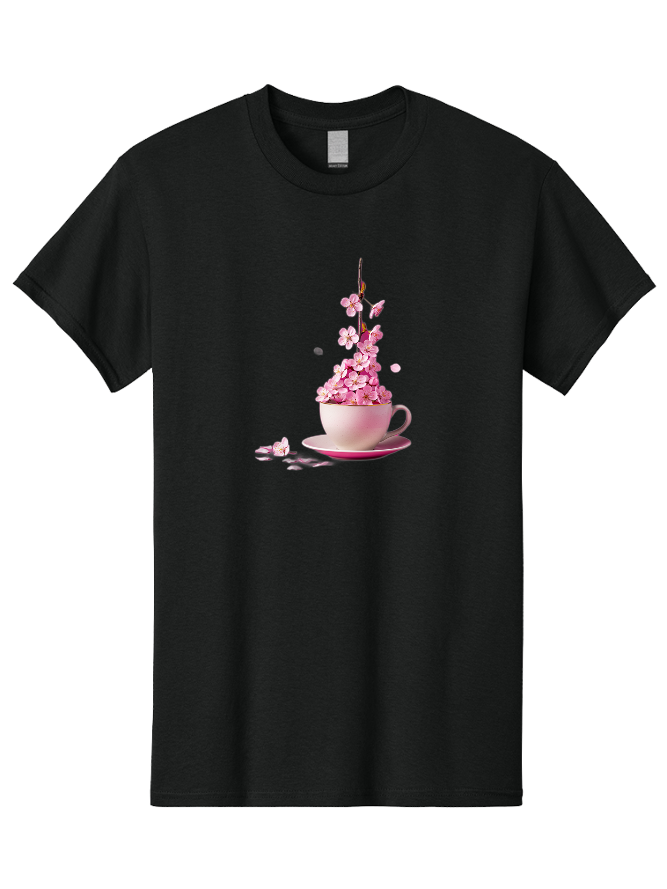 Tea-Cup-With-Flowers Men'S Graphic Tee, 100% Cotton, Comfortable Casual Summer Wear, Machine Washable, Vintage Camera, Old Camera, Antique Camera, Black Camera, Classic Photography, Photography Equipment, Nostalgic Device, Film Camera, Bai449