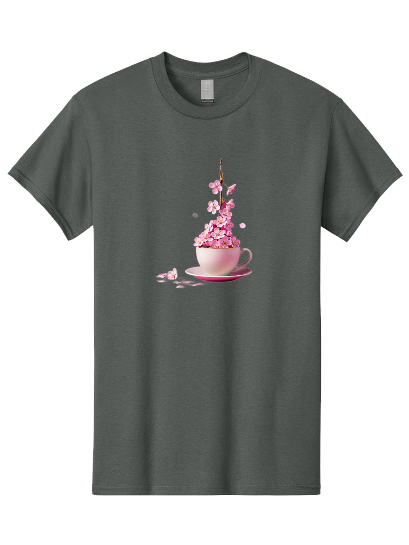 Tea-Cup-With-Flowers Men'S Graphic Tee, 100% Cotton, Comfortable Casual Summer Wear, Machine Washable, Vintage Camera, Old Camera, Antique Camera, Black Camera, Classic Photography, Photography Equipment, Nostalgic Device, Film Camera, Bai449