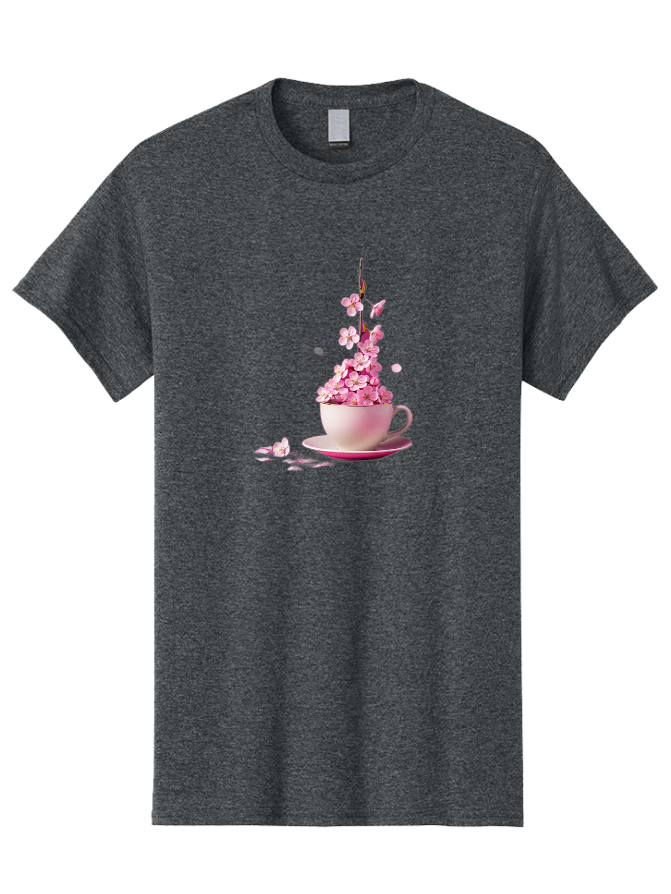 Tea-Cup-With-Flowers Men'S Graphic Tee, 100% Cotton, Comfortable Casual Summer Wear, Machine Washable, Vintage Camera, Old Camera, Antique Camera, Black Camera, Classic Photography, Photography Equipment, Nostalgic Device, Film Camera, Bai449