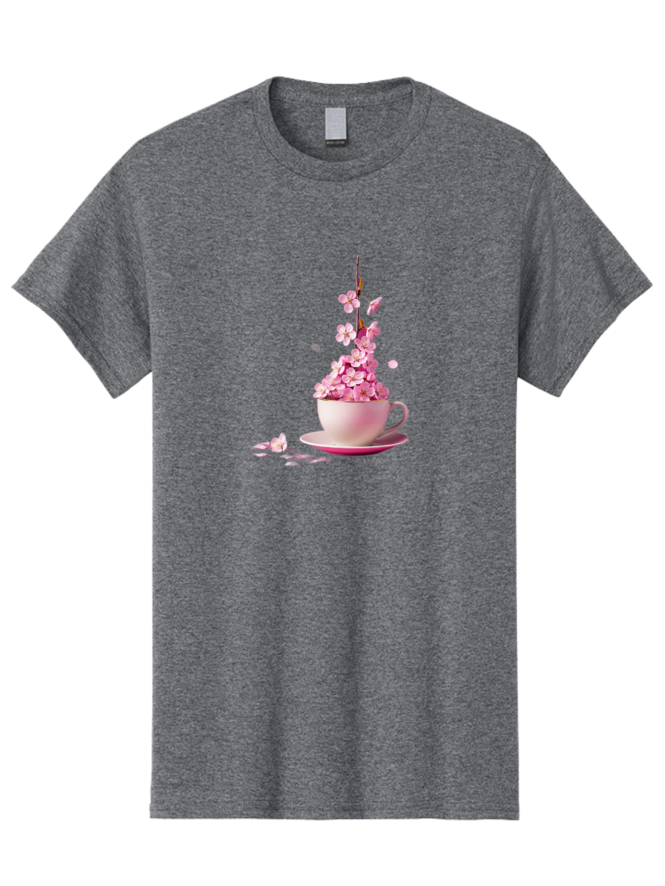 Tea-Cup-With-Flowers Men'S Graphic Tee, 100% Cotton, Comfortable Casual Summer Wear, Machine Washable, Vintage Camera, Old Camera, Antique Camera, Black Camera, Classic Photography, Photography Equipment, Nostalgic Device, Film Camera, Bai449