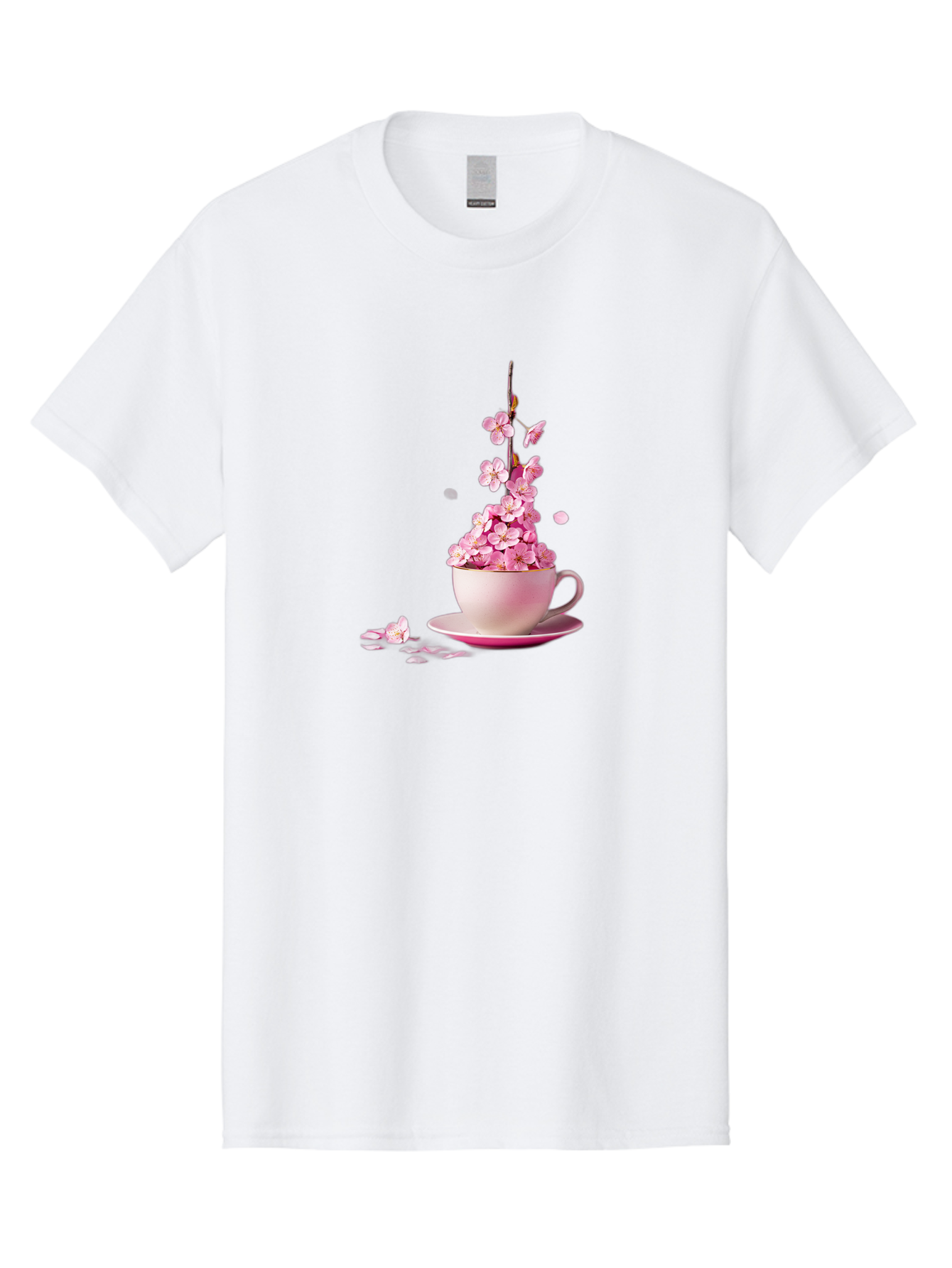 Tea-Cup-With-Flowers Men'S Graphic Tee, 100% Cotton, Comfortable Casual Summer Wear, Machine Washable, Vintage Camera, Old Camera, Antique Camera, Black Camera, Classic Photography, Photography Equipment, Nostalgic Device, Film Camera, Bai449