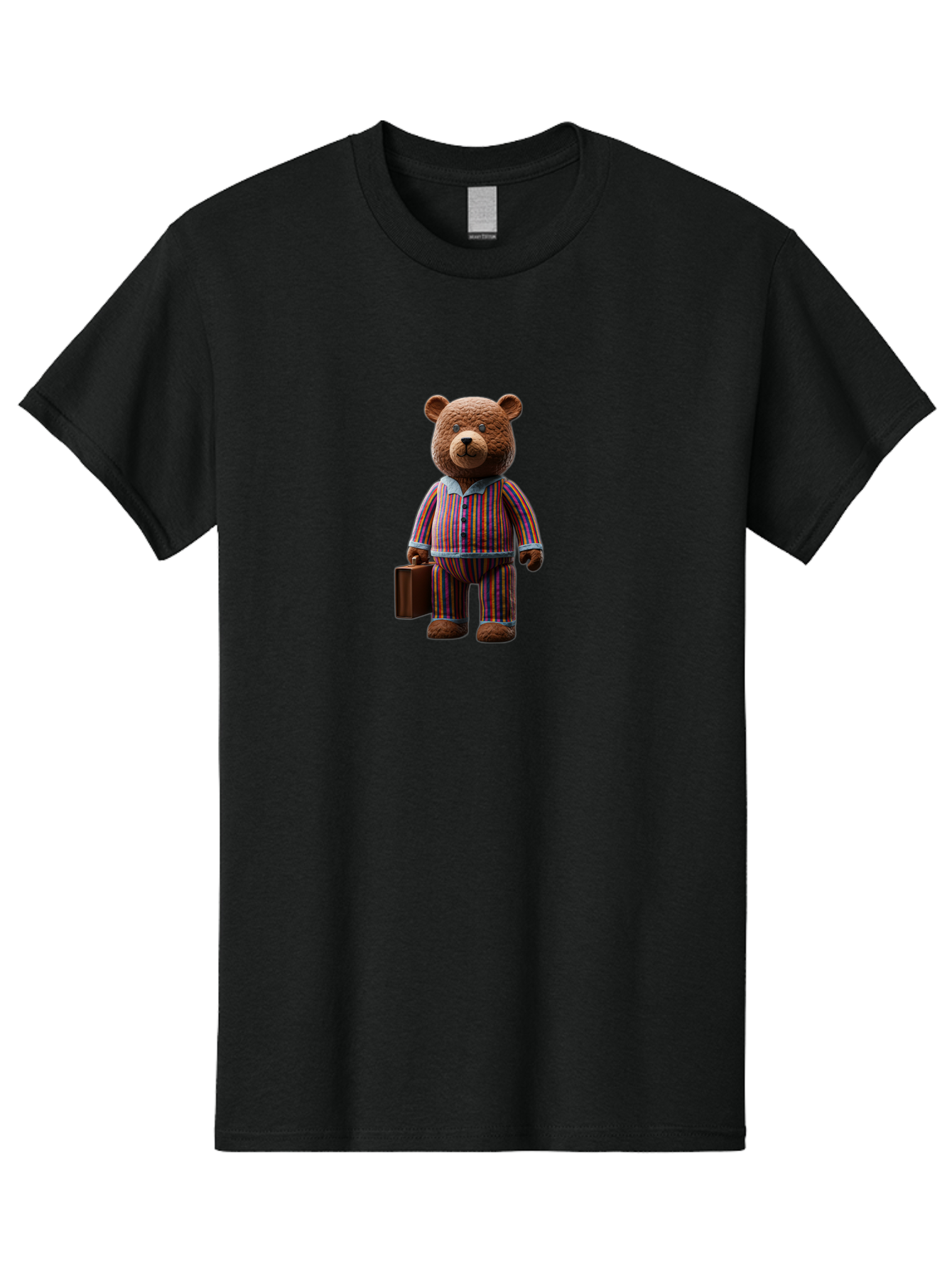 Teddy-Bear-In-Pajamas-11 Men'S Graphic Tee, 100% Cotton, Comfortable Casual Summer Wear, Machine Washable, Vintage Camera, Old Camera, Antique Camera, Black Camera, Classic Photography, Photography Equipment, Nostalgic Device, Film Camera, Bai456