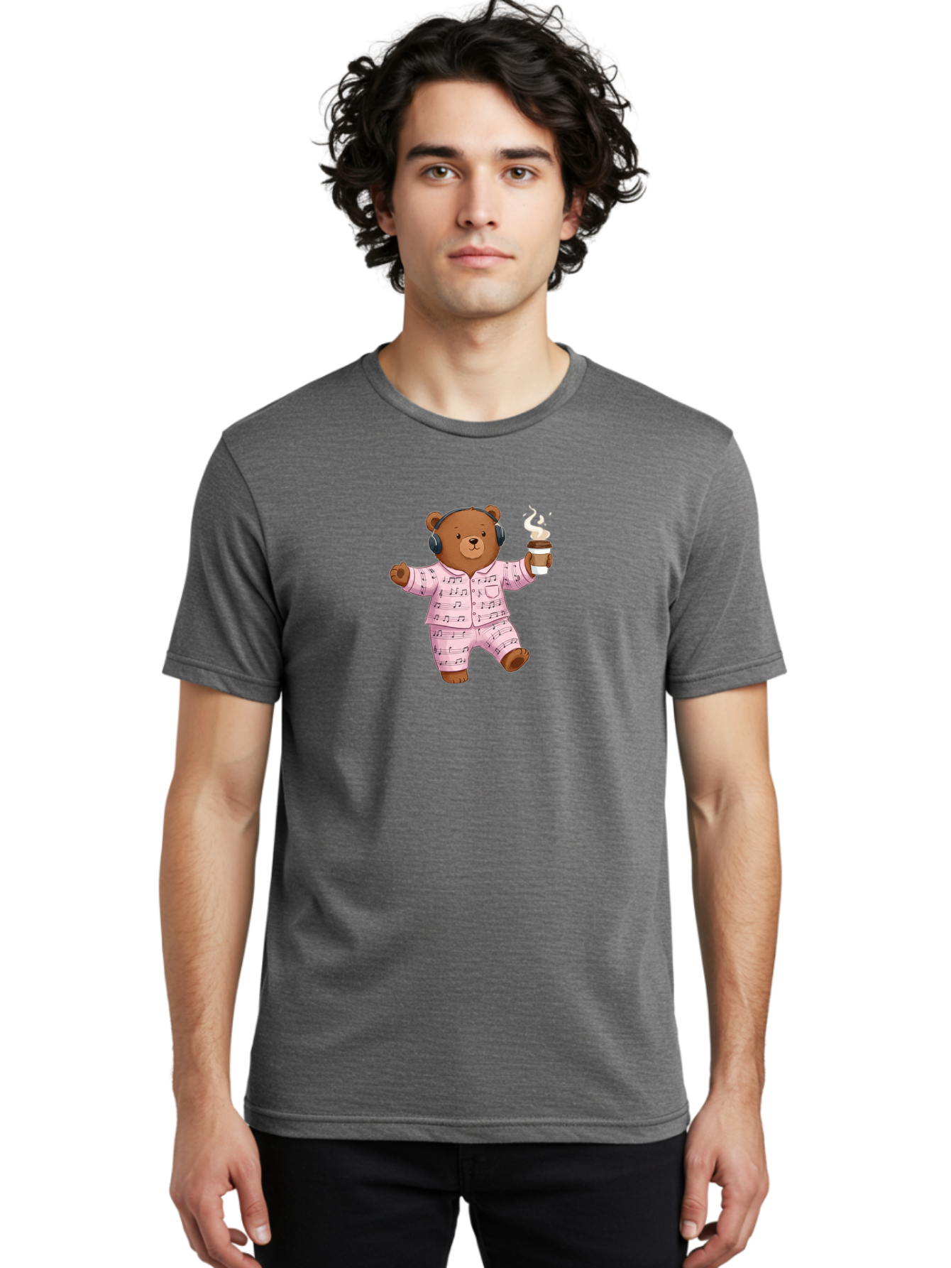 Teddy-Bear-Music-Lover Men'S Graphic Tee, 100% Cotton, Comfortable Casual Summer Wear, Machine Washable, Vintage Camera, Old Camera, Antique Camera, Black Camera, Classic Photography, Photography Equipment, Nostalgic Device, Film Camera, Bai467