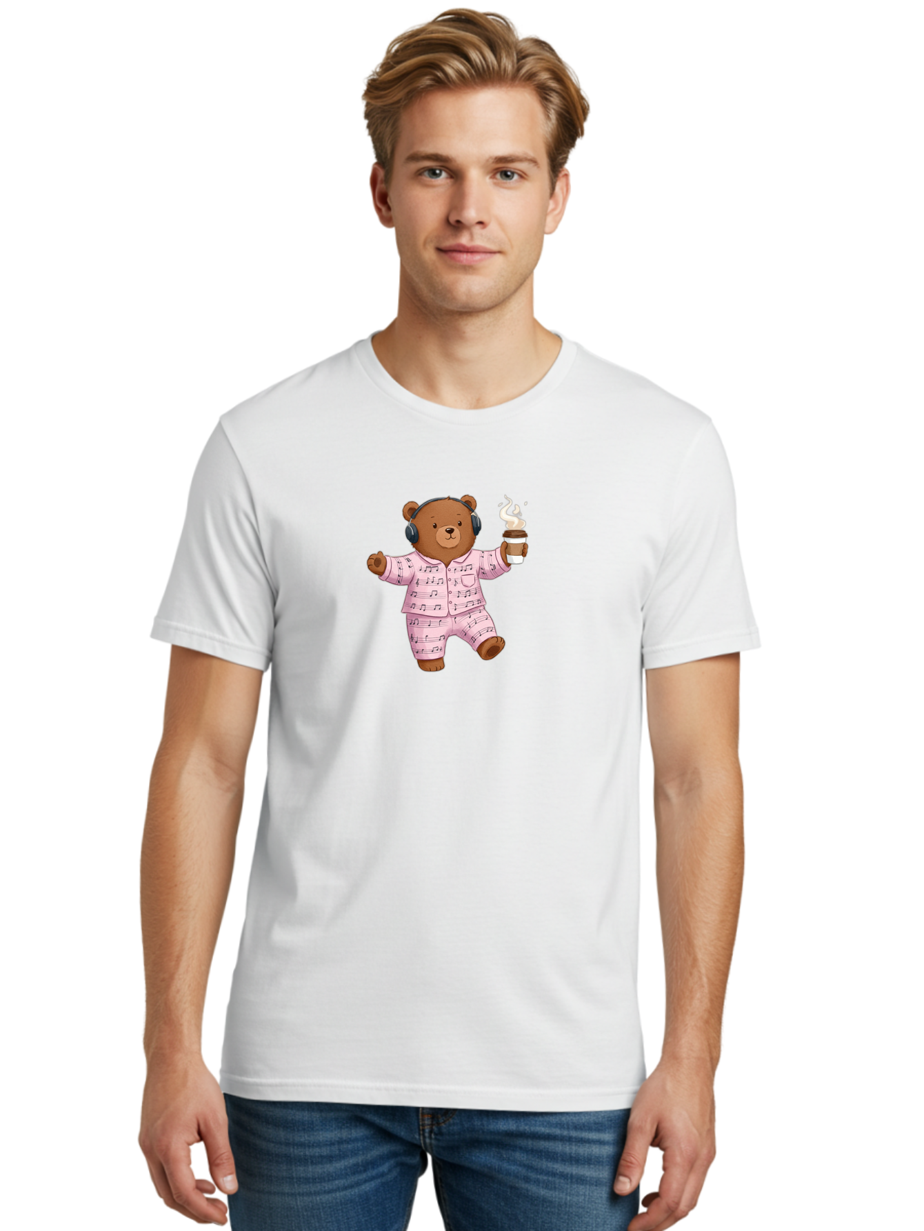 Teddy-Bear-Music-Lover Men'S Graphic Tee, 100% Cotton, Comfortable Casual Summer Wear, Machine Washable, Vintage Camera, Old Camera, Antique Camera, Black Camera, Classic Photography, Photography Equipment, Nostalgic Device, Film Camera, Bai467