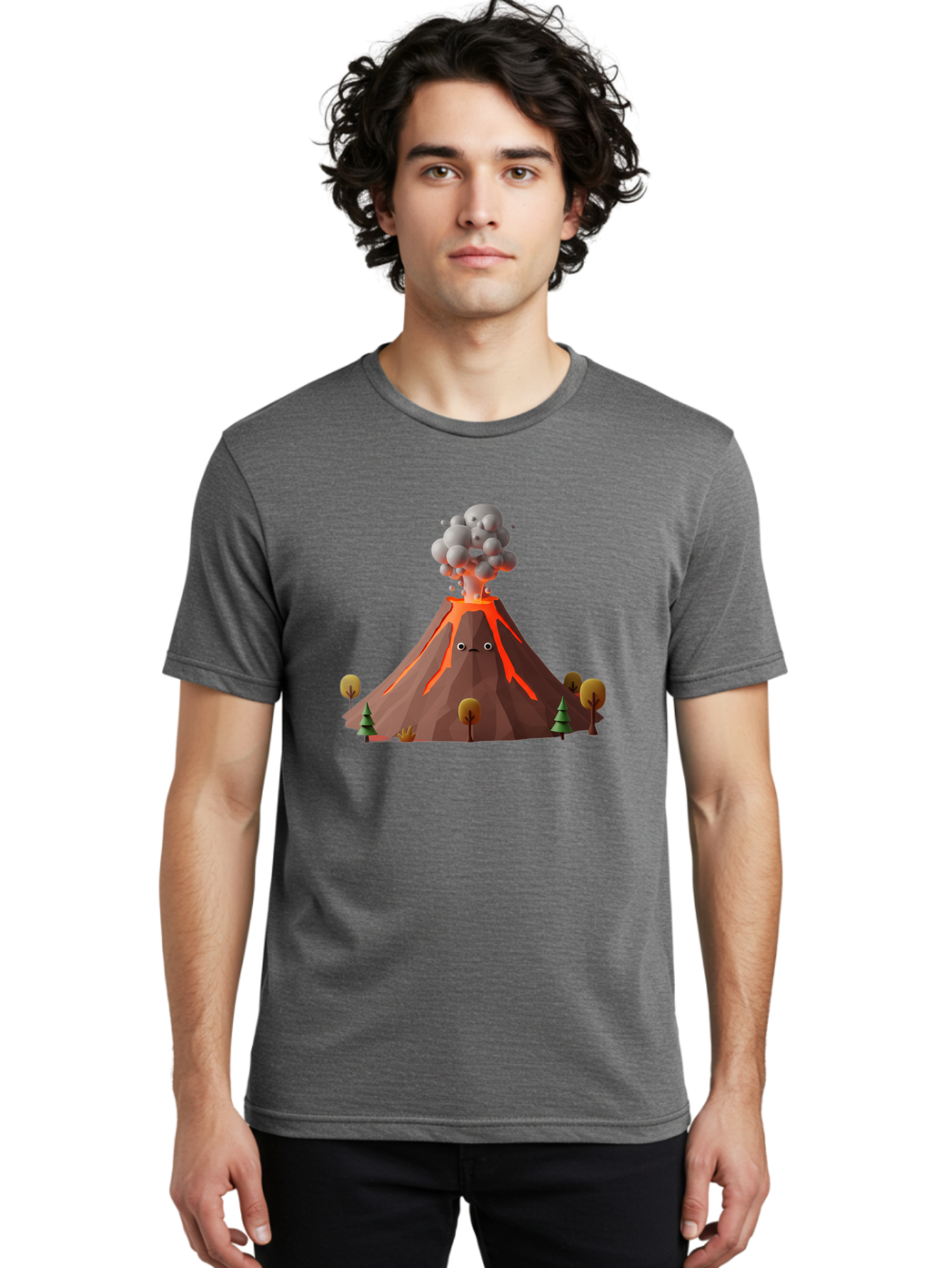 Volcano-12 Men'S Graphic Tee, 100% Cotton, Comfortable Casual Summer Wear, Machine Washable, Vintage Camera, Old Camera, Antique Camera, Black Camera, Classic Photography, Photography Equipment, Nostalgic Device, Film Camera, Camera Art Bai497