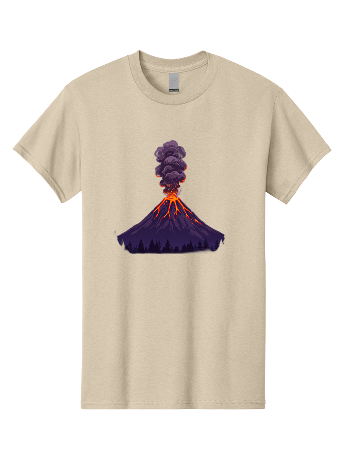 Volcano-Erupting-10 Men'S Graphic Tee, 100% Cotton, Comfortable Casual Summer Wear, Machine Washable, Vintage Camera, Old Camera, Antique Camera, Black Camera, Classic Photography, Photography Equipment, Nostalgic Device, Film Camera, Bai519