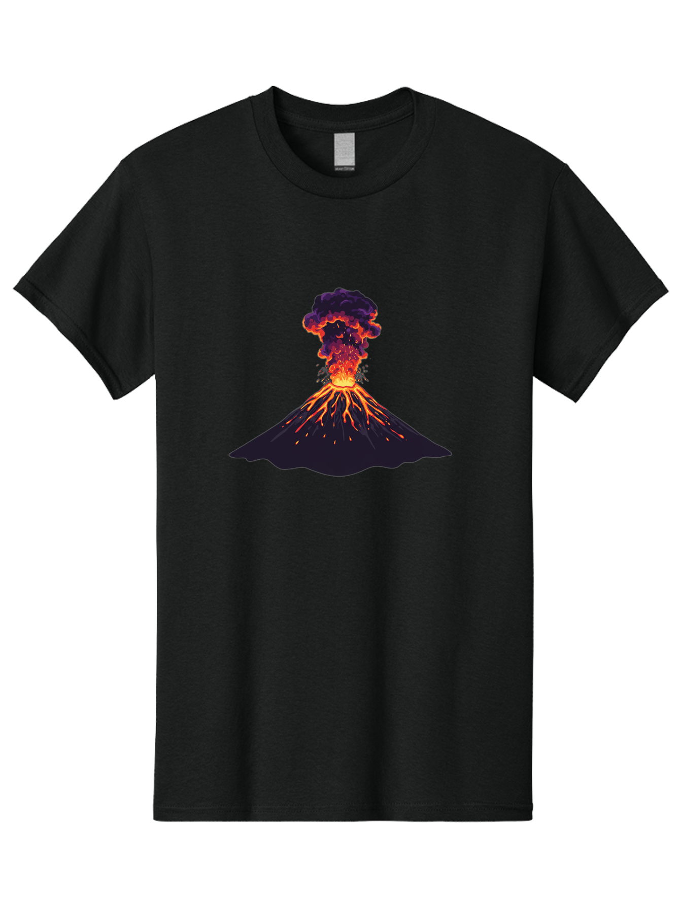 Volcano-Erupting-12 Men'S Graphic Tee, 100% Cotton, Comfortable Casual Summer Wear, Machine Washable, Vintage Camera, Old Camera, Antique Camera, Black Camera, Classic Photography, Photography Equipment, Nostalgic Device, Film Camera, Bai521