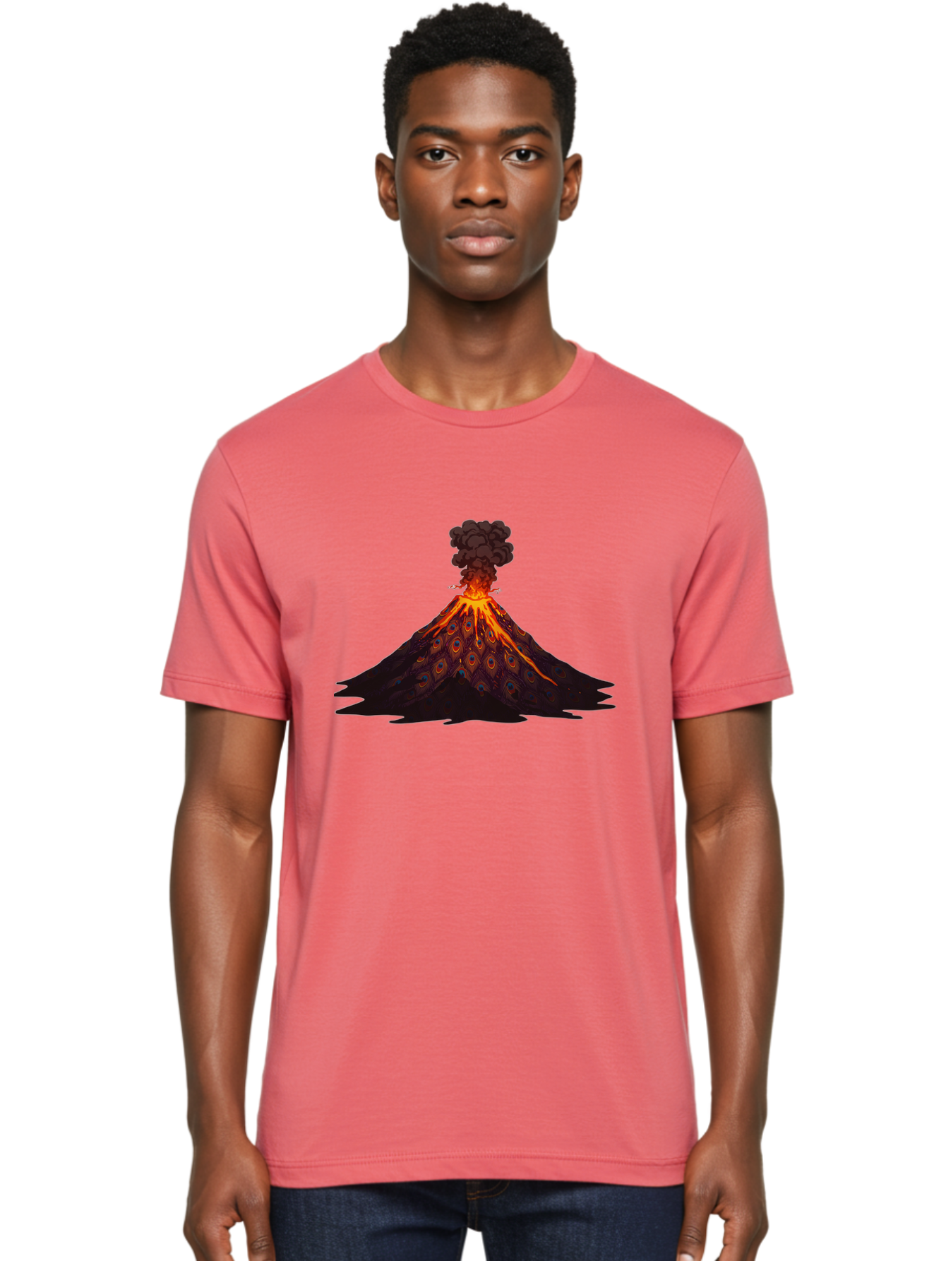 Volcano-Erupting-17 Men'S Graphic Tee, 100% Cotton, Comfortable Casual Summer Wear, Machine Washable, Vintage Camera, Old Camera, Antique Camera, Black Camera, Classic Photography, Photography Equipment, Nostalgic Device, Film Camera, Bai526