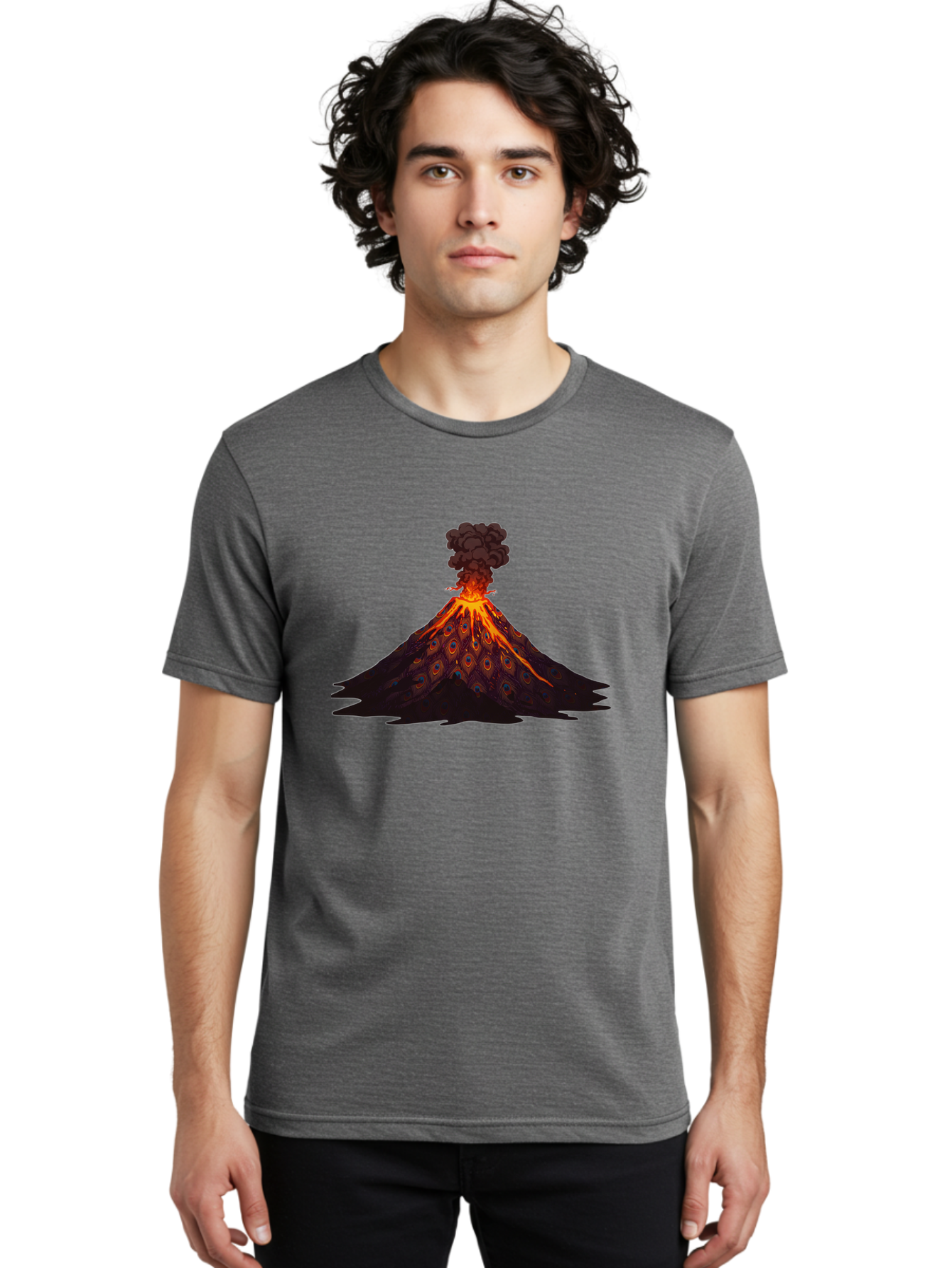 Volcano-Erupting-17 Men'S Graphic Tee, 100% Cotton, Comfortable Casual Summer Wear, Machine Washable, Vintage Camera, Old Camera, Antique Camera, Black Camera, Classic Photography, Photography Equipment, Nostalgic Device, Film Camera, Bai526