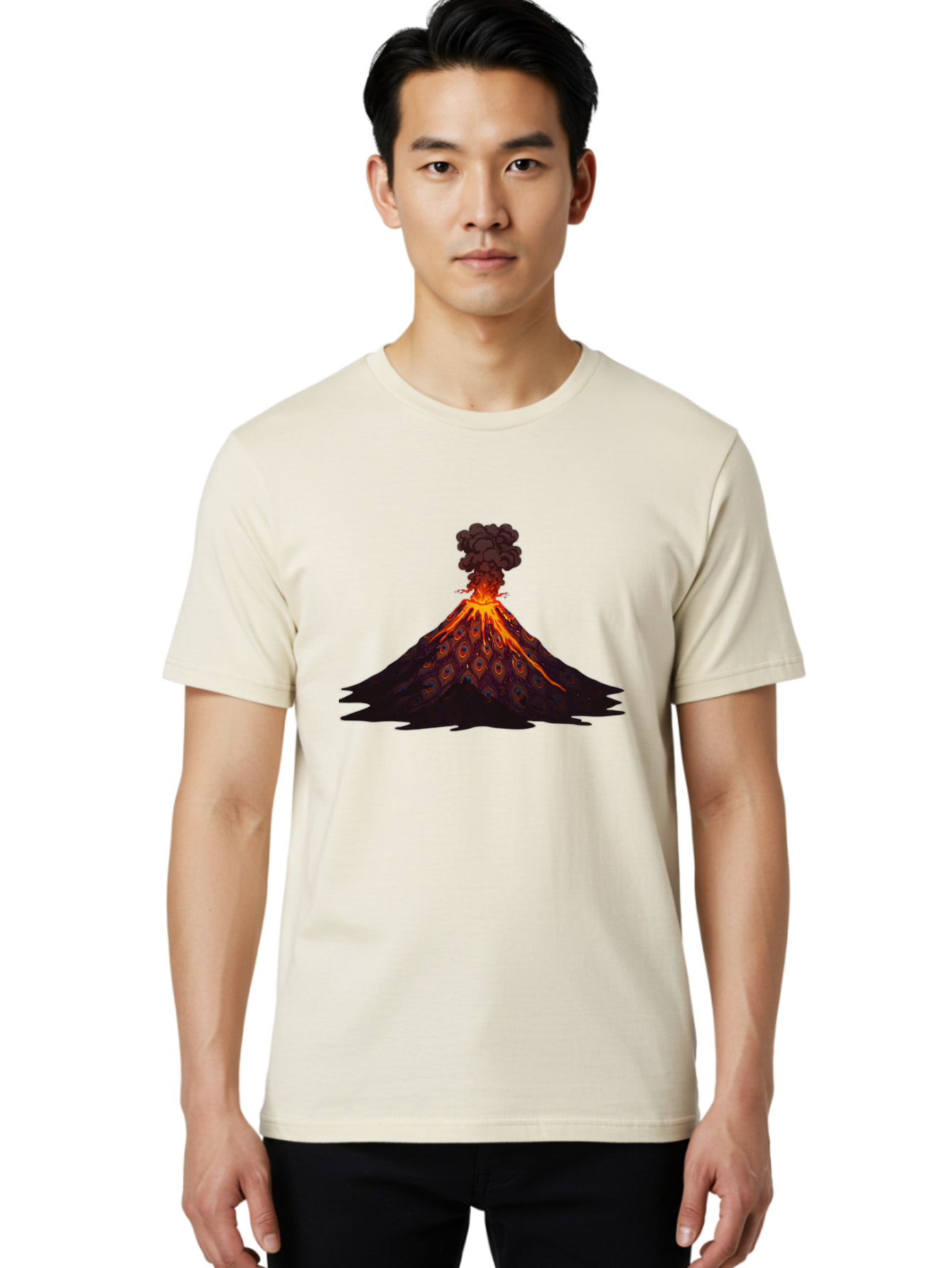 Volcano-Erupting-17 Men'S Graphic Tee, 100% Cotton, Comfortable Casual Summer Wear, Machine Washable, Vintage Camera, Old Camera, Antique Camera, Black Camera, Classic Photography, Photography Equipment, Nostalgic Device, Film Camera, Bai526
