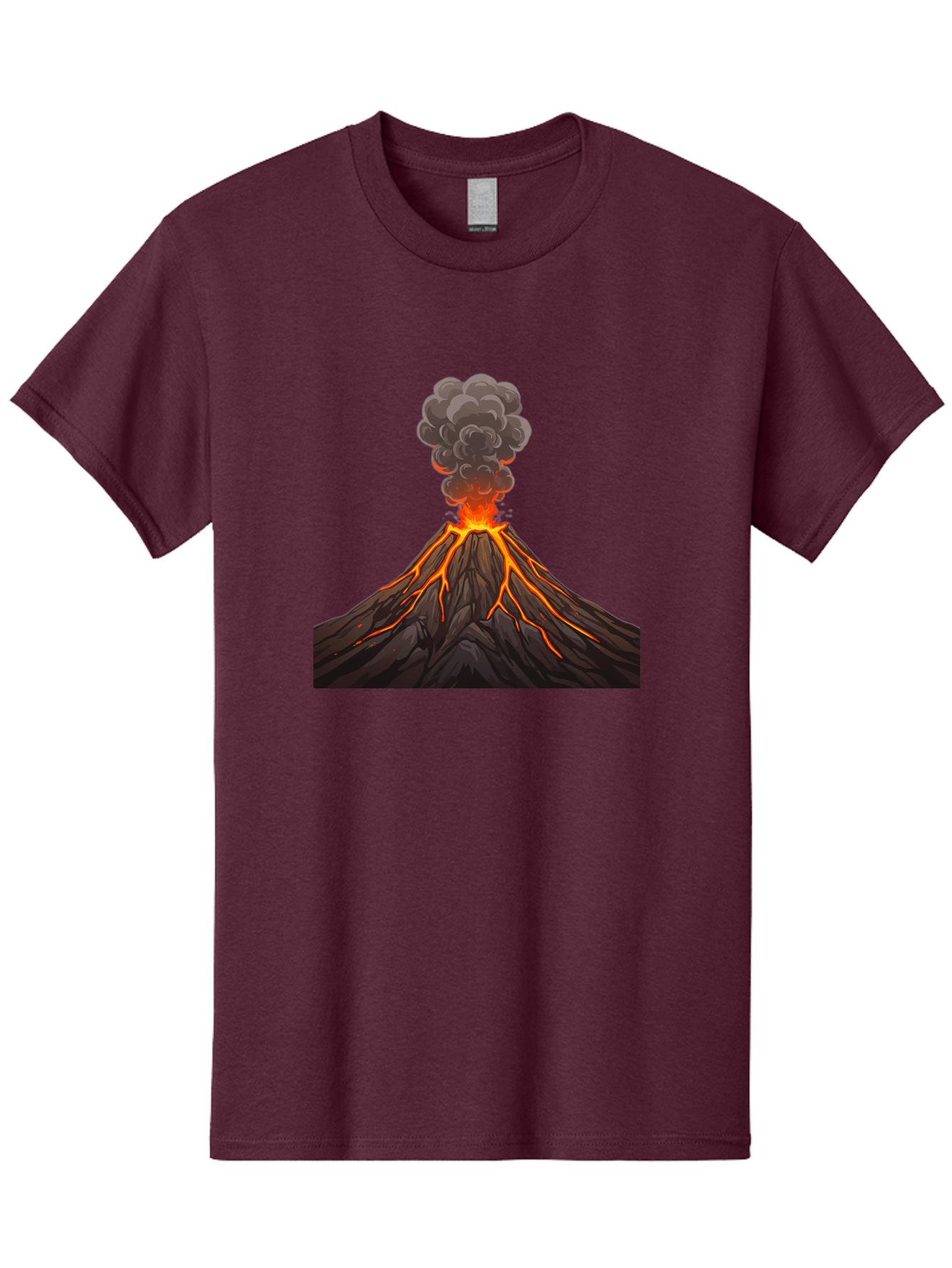 Volcano-Erupting-4 Men'S Graphic Tee, 100% Cotton, Comfortable Casual Summer Wear, Machine Washable, Vintage Camera, Old Camera, Antique Camera, Black Camera, Classic Photography, Photography Equipment, Nostalgic Device, Film Camera, Bai530