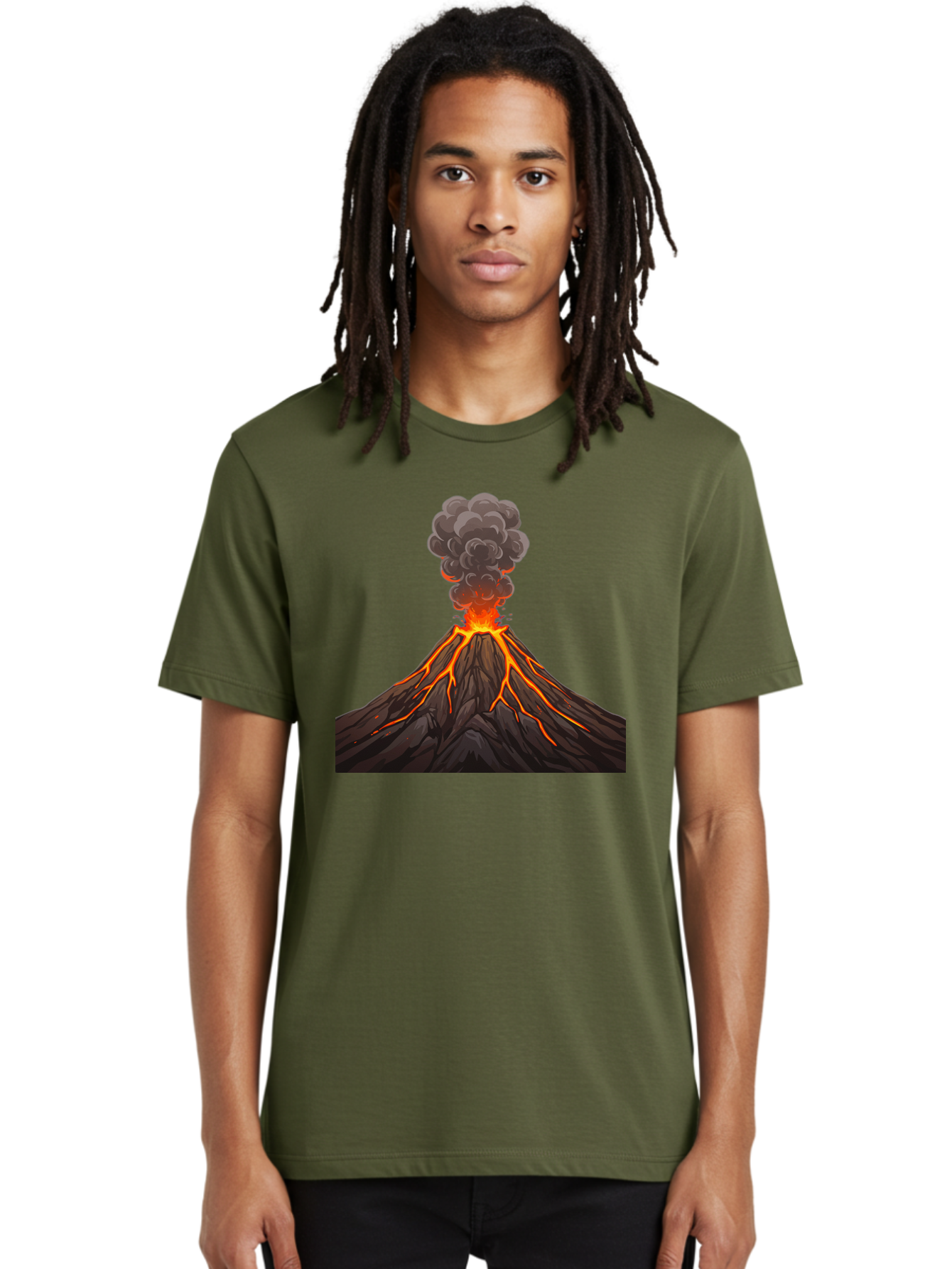 Volcano-Erupting-4 Men'S Graphic Tee, 100% Cotton, Comfortable Casual Summer Wear, Machine Washable, Vintage Camera, Old Camera, Antique Camera, Black Camera, Classic Photography, Photography Equipment, Nostalgic Device, Film Camera, Bai530