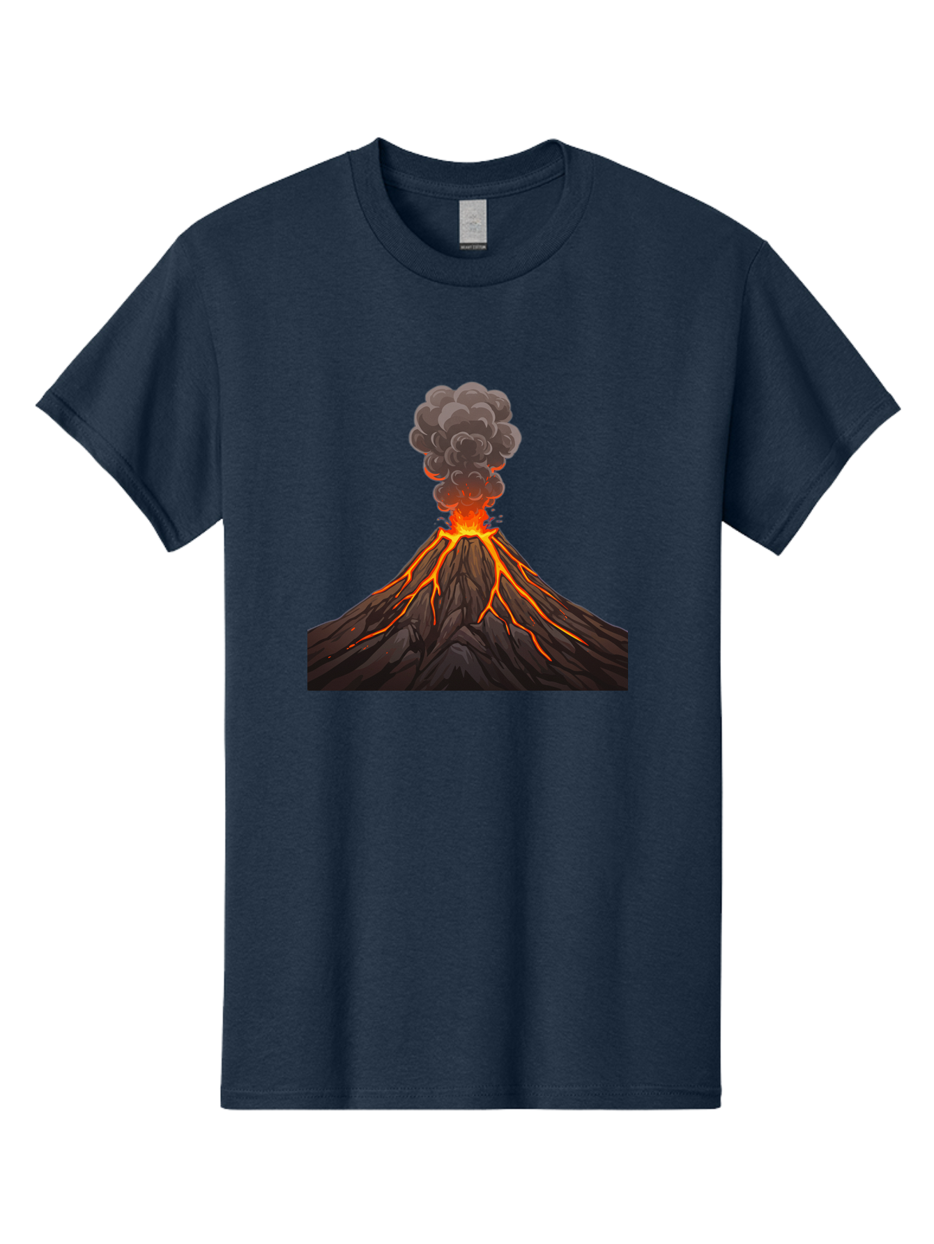 Volcano-Erupting-4 Men'S Graphic Tee, 100% Cotton, Comfortable Casual Summer Wear, Machine Washable, Vintage Camera, Old Camera, Antique Camera, Black Camera, Classic Photography, Photography Equipment, Nostalgic Device, Film Camera, Bai530