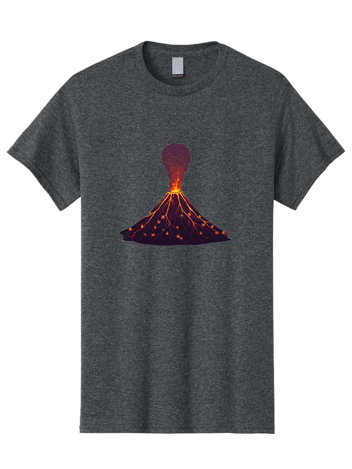 Volcano-Erupting Men'S Graphic Tee, 100% Cotton, Comfortable Casual Summer Wear, Machine Washable, Vintage Camera, Old Camera, Antique Camera, Black Camera, Classic Photography, Photography Equipment, Nostalgic Device, Film Camera, Camera Art Bai536