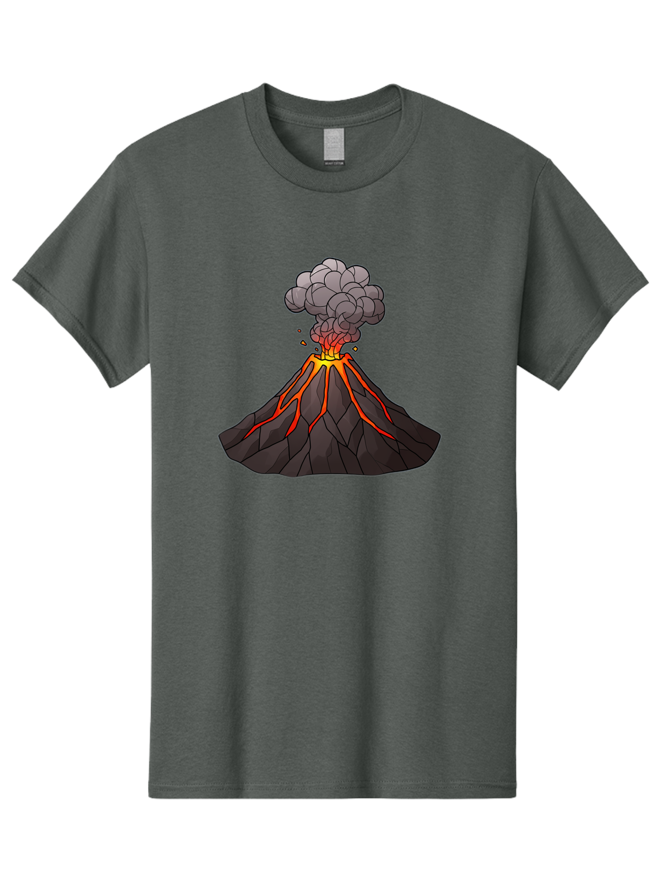 Volcano-Eruption-1 Men'S Graphic Tee, 100% Cotton, Comfortable Casual Summer Wear, Machine Washable, Vintage Camera, Old Camera, Antique Camera, Black Camera, Classic Photography, Photography Equipment, Nostalgic Device, Film Camera, Bai537