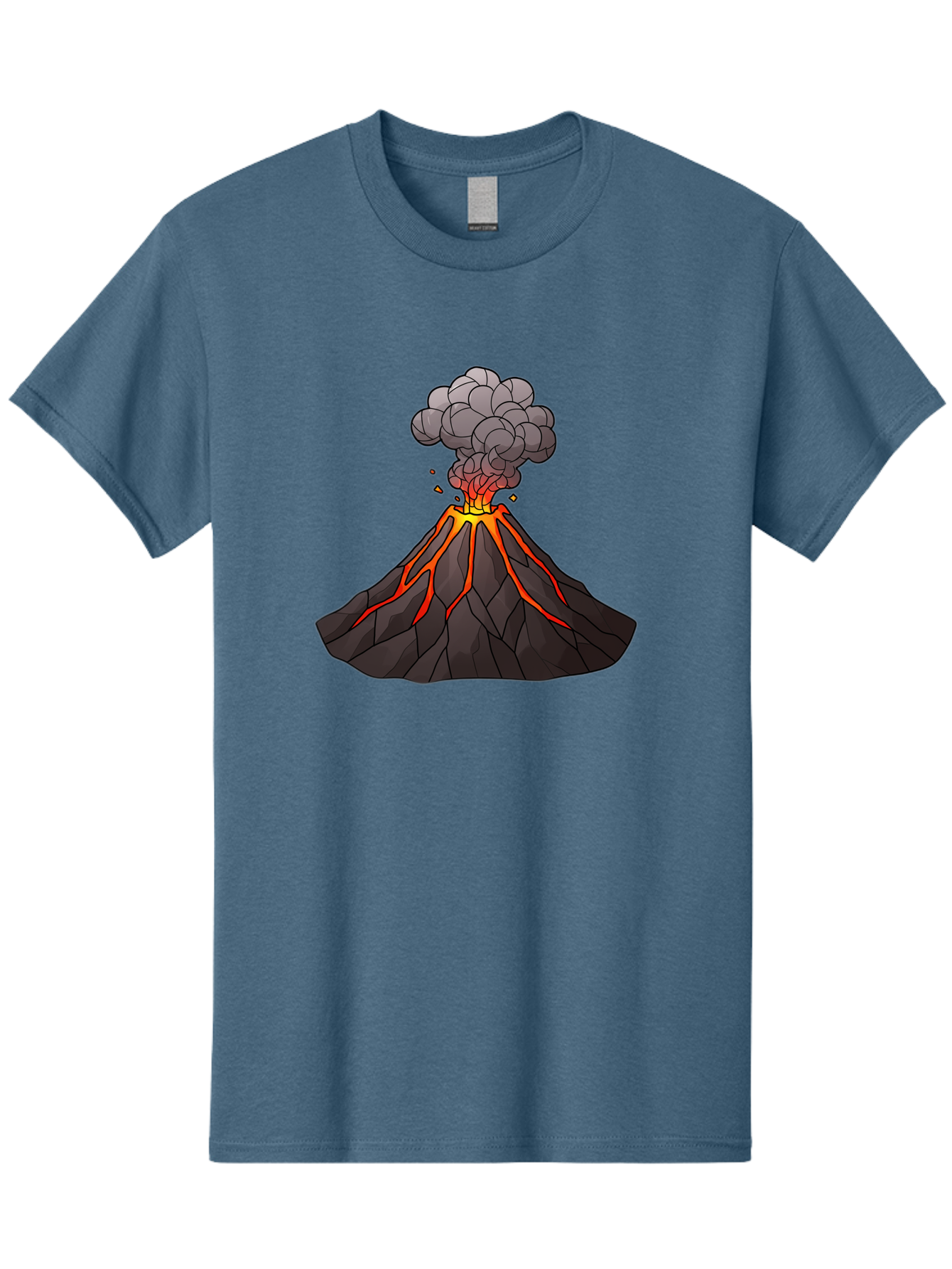 Volcano-Eruption-1 Men'S Graphic Tee, 100% Cotton, Comfortable Casual Summer Wear, Machine Washable, Vintage Camera, Old Camera, Antique Camera, Black Camera, Classic Photography, Photography Equipment, Nostalgic Device, Film Camera, Bai537