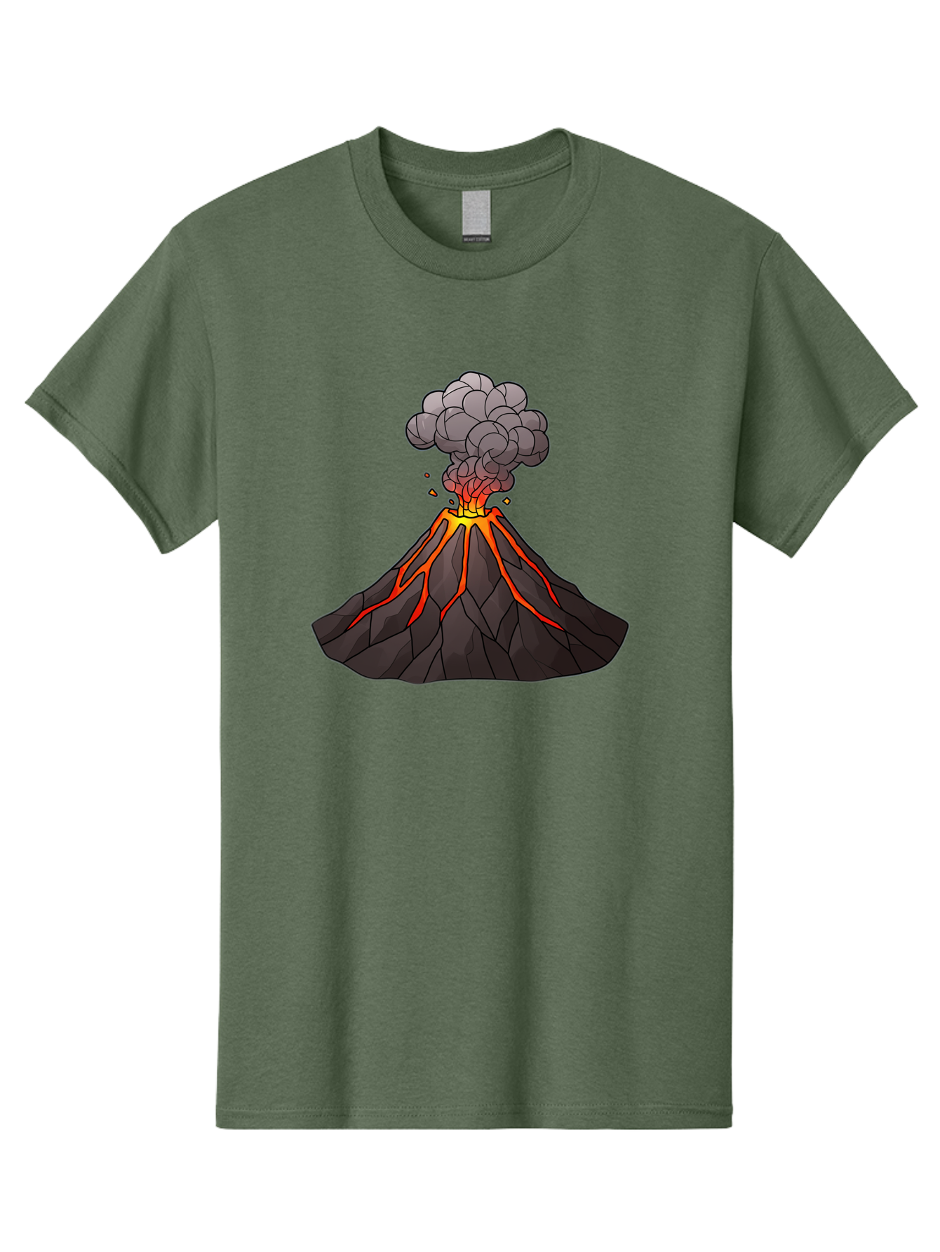 Volcano-Eruption-1 Men'S Graphic Tee, 100% Cotton, Comfortable Casual Summer Wear, Machine Washable, Vintage Camera, Old Camera, Antique Camera, Black Camera, Classic Photography, Photography Equipment, Nostalgic Device, Film Camera, Bai537