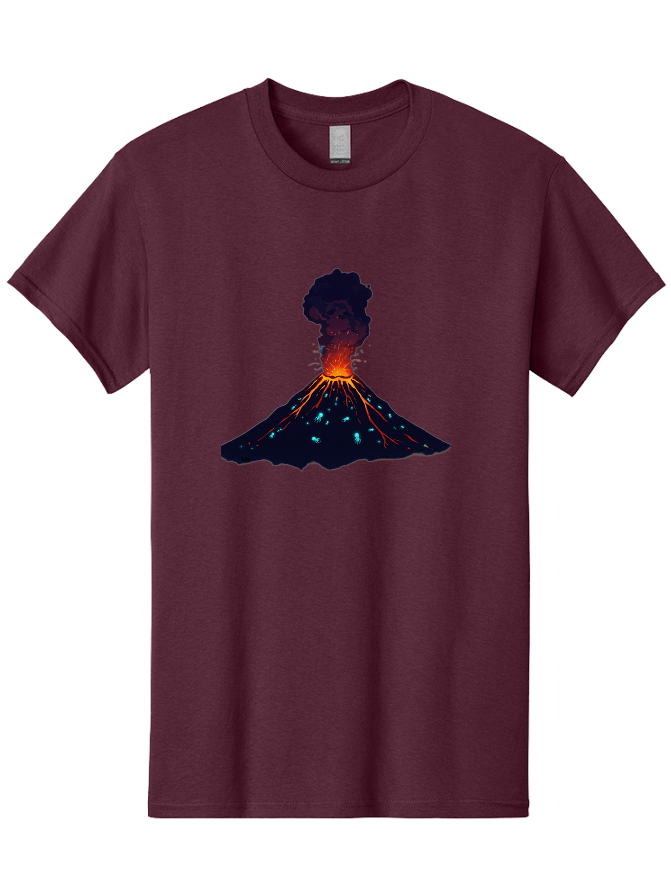 Volcano-Eruption-10 Men'S Graphic Tee, 100% Cotton, Comfortable Casual Summer Wear, Machine Washable, Vintage Camera, Old Camera, Antique Camera, Black Camera, Classic Photography, Photography Equipment, Nostalgic Device, Film Camera, Bai538