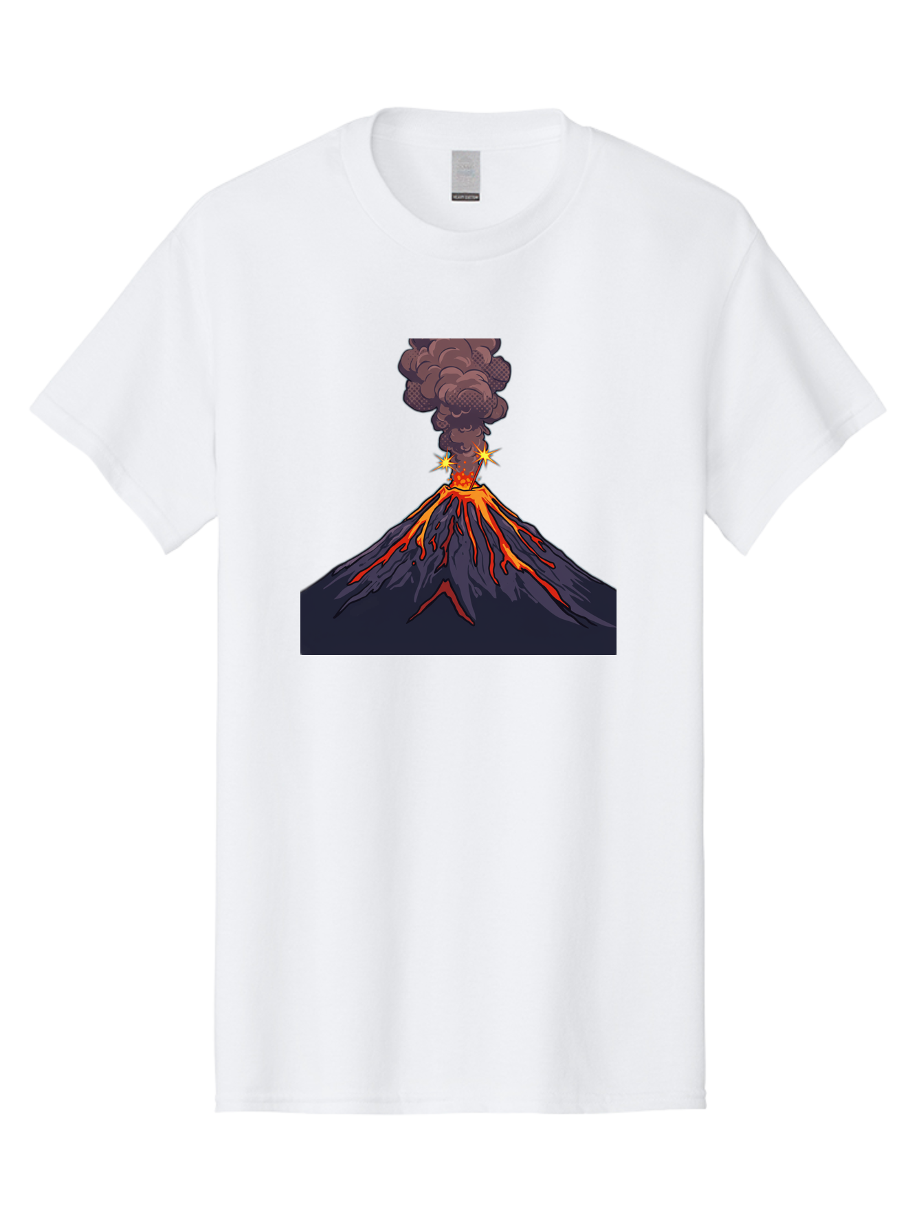 Volcano-Eruption-6 Men'S Graphic Tee, 100% Cotton, Comfortable Casual Summer Wear, Machine Washable, Vintage Camera, Old Camera, Antique Camera, Black Camera, Classic Photography, Photography Equipment, Nostalgic Device, Film Camera, Bai545