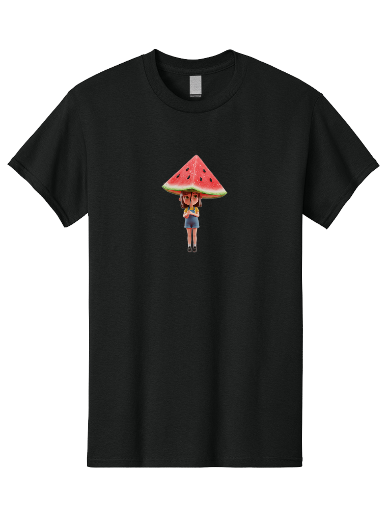 Watermelon-Umbrella-Girl Men'S Graphic Tee, 100% Cotton, Comfortable Casual Summer Wear, Machine Washable, Vintage Camera, Old Camera, Antique Camera, Black Camera, Classic Photography, Photography Equipment, Nostalgic Device, Film Camera, Bai556