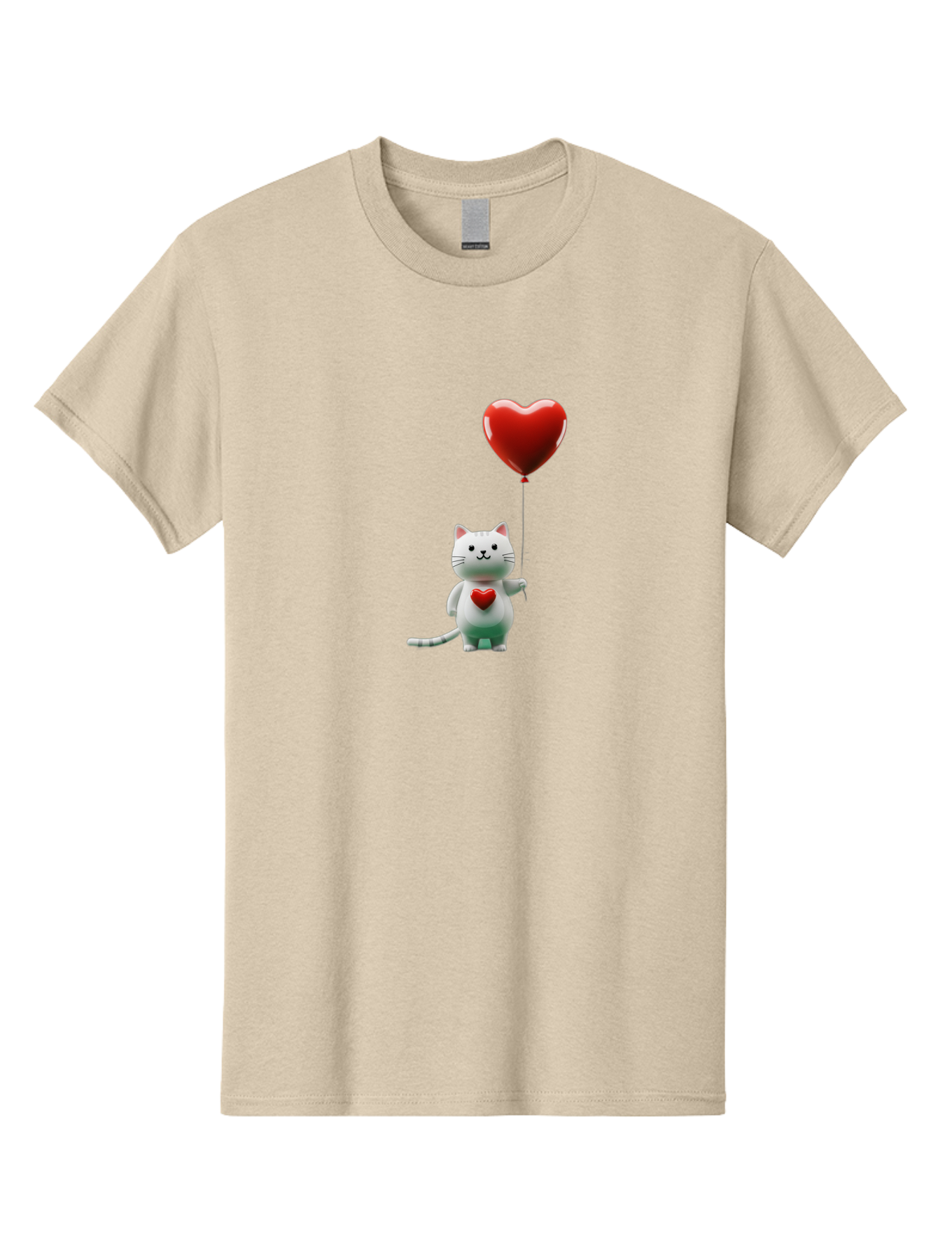 White-Cat-With-Heart-Balloon Men'S Graphic Tee, 100% Cotton, Comfortable Casual Summer Wear, Machine Washable, Vintage Camera, Old Camera, Antique Camera, Black Camera, Classic Photography, Photography Equipment, Nostalgic Device, Film Camera, Bai557