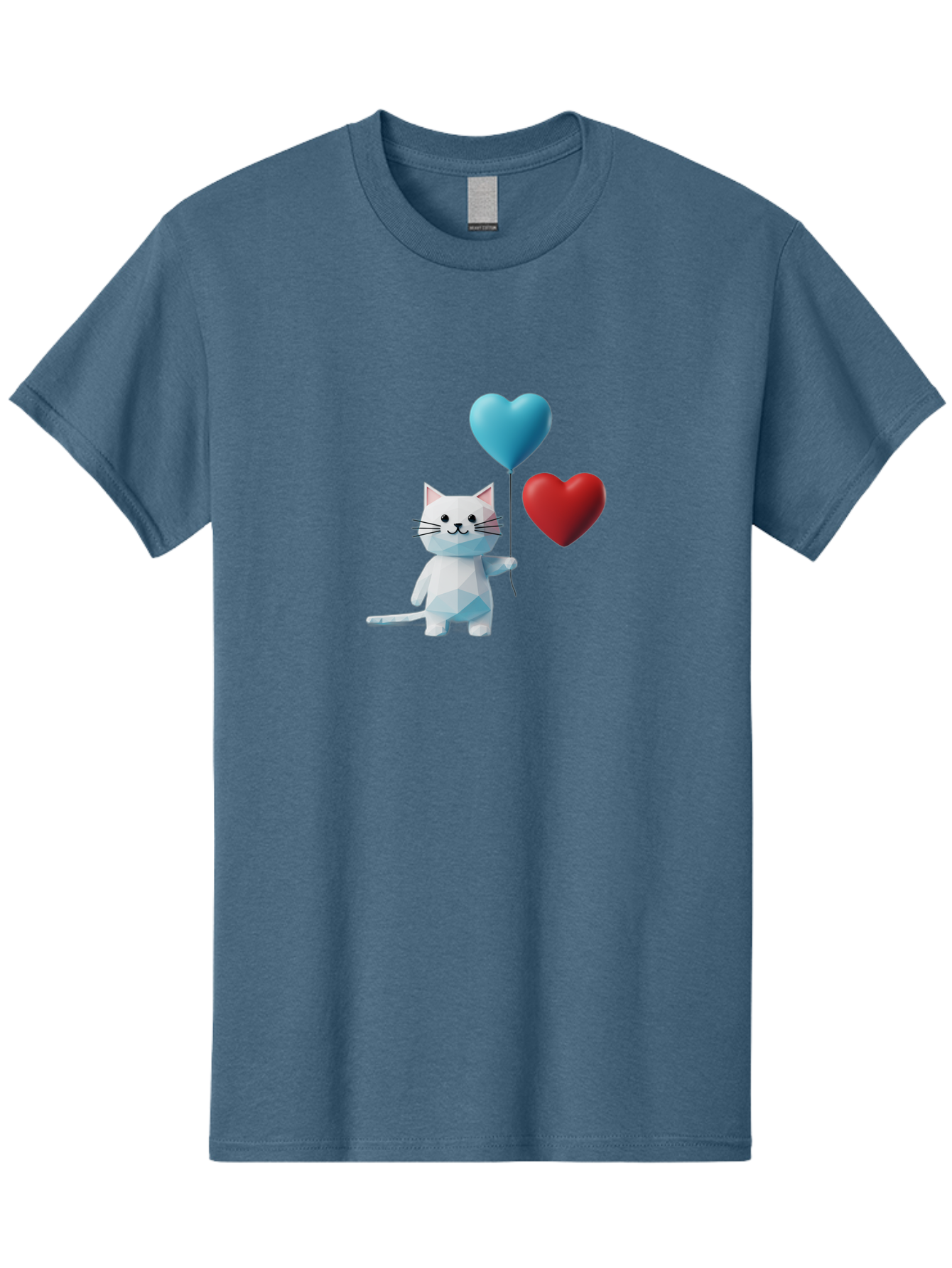 White-Cat-With-Heart-Balloons Men'S Graphic Tee, 100% Cotton, Comfortable Casual Summer Wear, Machine Washable, Vintage Camera, Old Camera, Antique Camera, Black Camera, Classic Photography, Photography Equipment, Nostalgic Device, Bai558