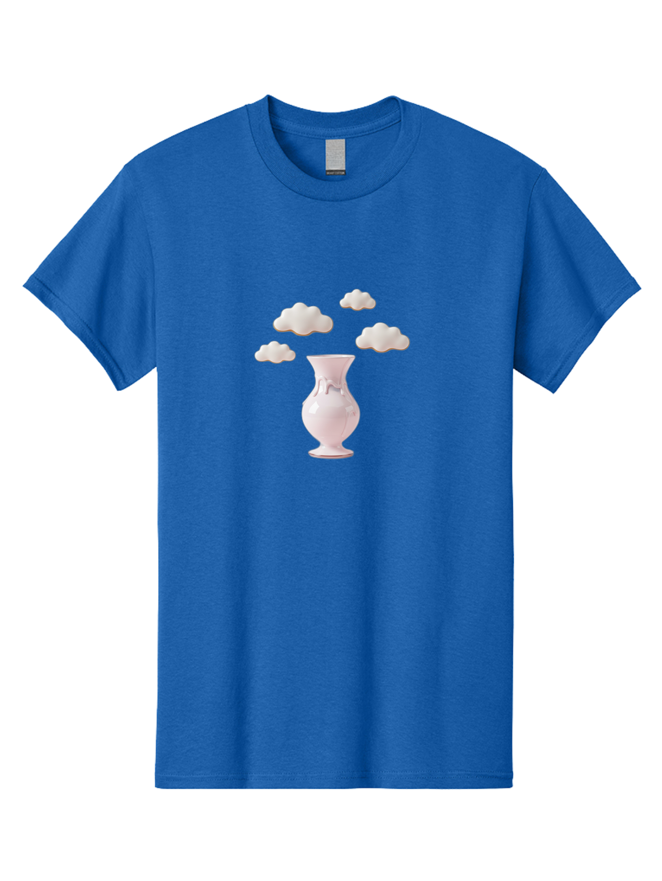 White-Vase-With-Clouds Men'S Graphic Tee, 100% Cotton, Comfortable Casual Summer Wear, Machine Washable, Vintage Camera, Old Camera, Antique Camera, Black Camera, Classic Photography, Photography Equipment, Nostalgic Device, Film Camera, Bai559