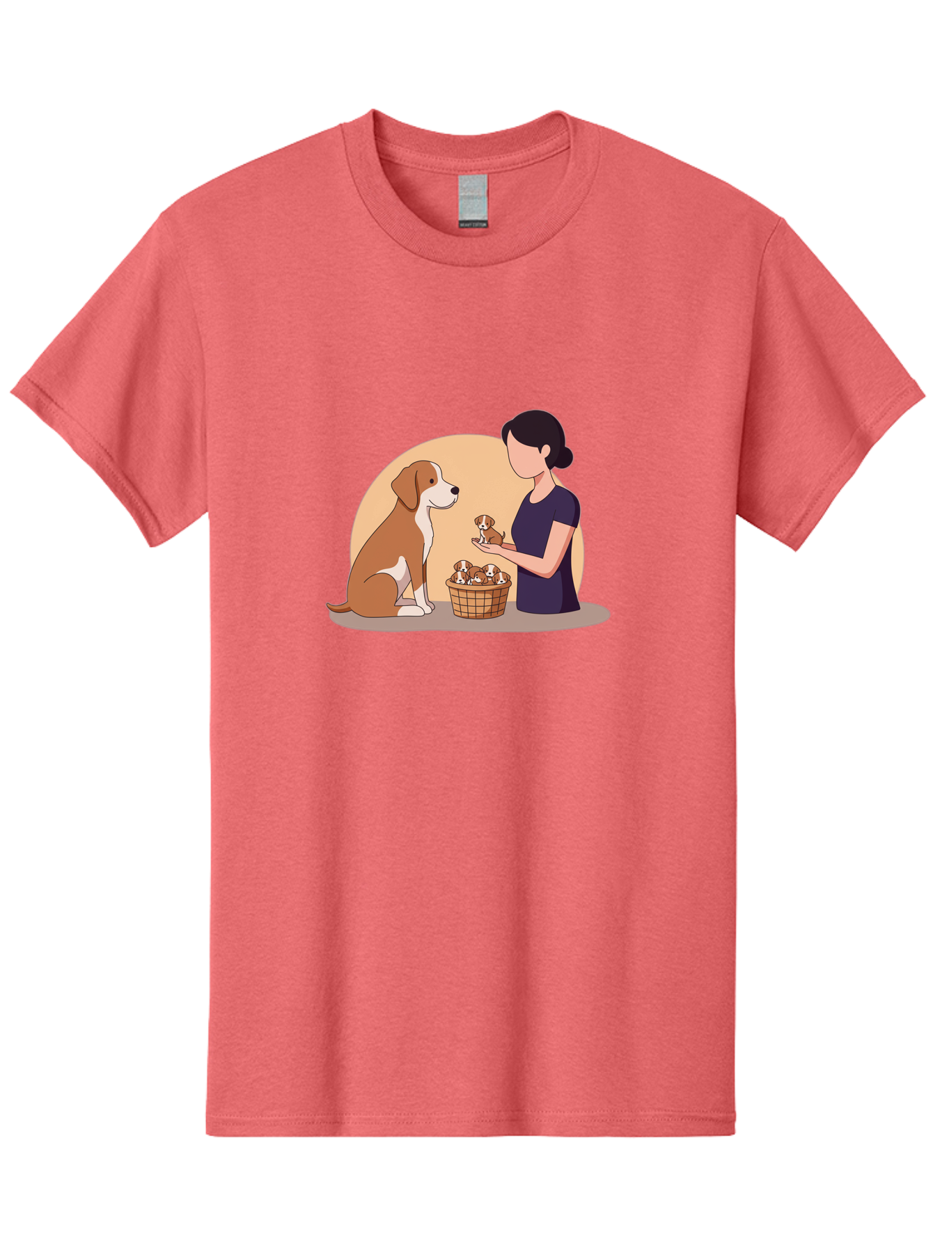 Woman-With-Dog-And-Puppies Men'S Graphic Tee, 100% Cotton, Comfortable Casual Summer Wear, Machine Washable, Vintage Camera, Old Camera, Antique Camera, Black Camera, Classic Photography, Photography Equipment, Nostalgic Device, Film Camera, Bai563