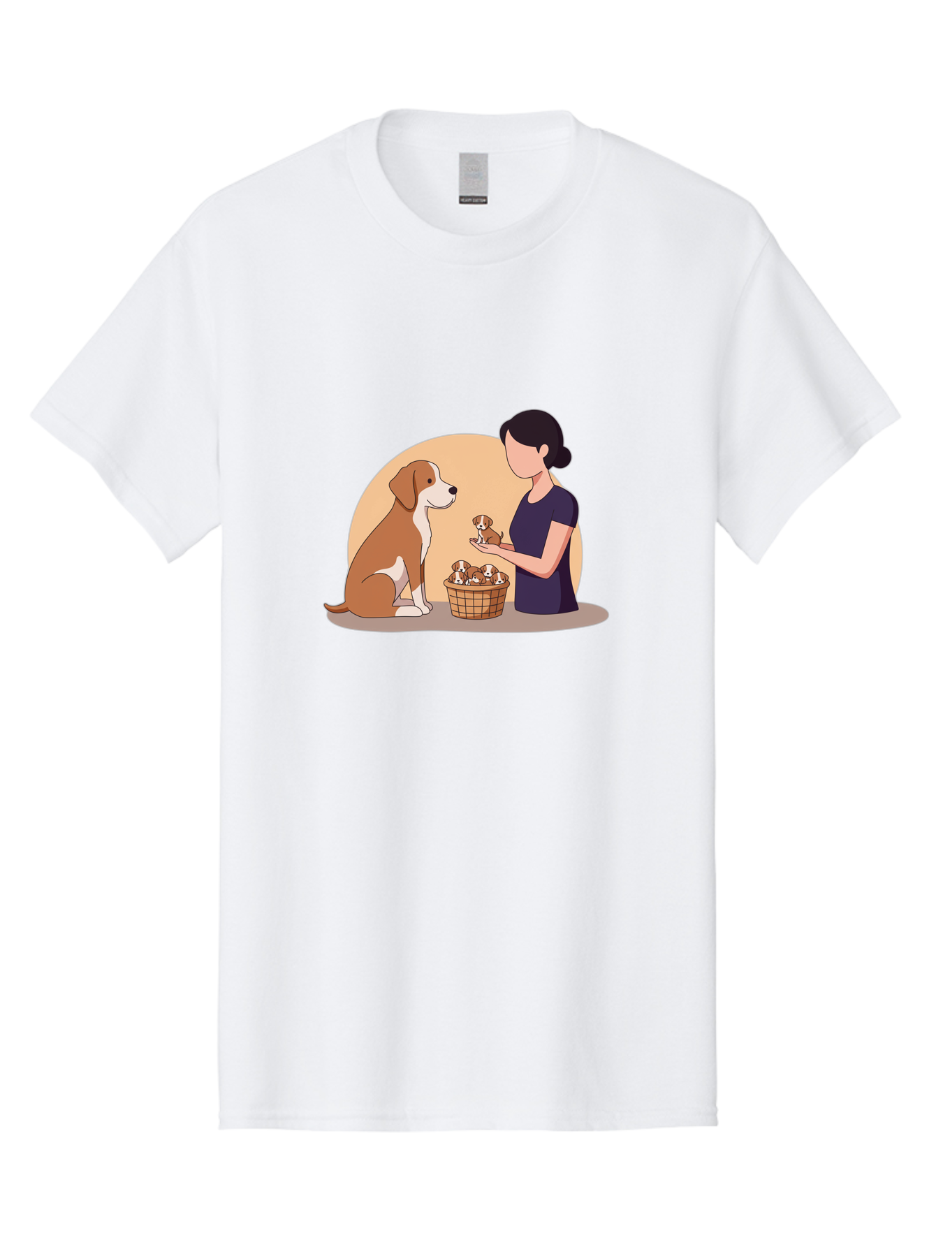 Woman-With-Dog-And-Puppies Men'S Graphic Tee, 100% Cotton, Comfortable Casual Summer Wear, Machine Washable, Vintage Camera, Old Camera, Antique Camera, Black Camera, Classic Photography, Photography Equipment, Nostalgic Device, Film Camera, Bai563
