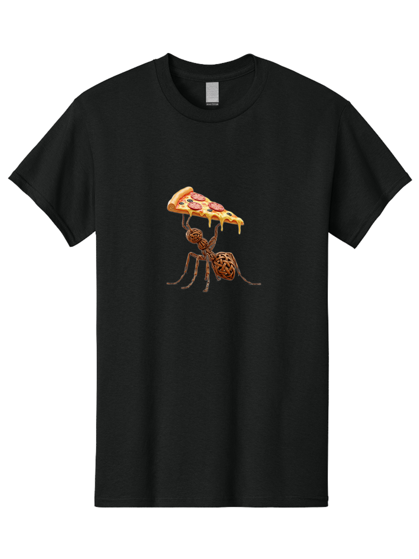 Woven-Ant-Pizza Men'S Graphic Tee, 100% Cotton, Comfortable Casual Summer Wear, Machine Washable, Vintage Camera, Old Camera, Antique Camera, Black Camera, Classic Photography, Photography Equipment, Nostalgic Device, Film Camera, Camera Art Bai568