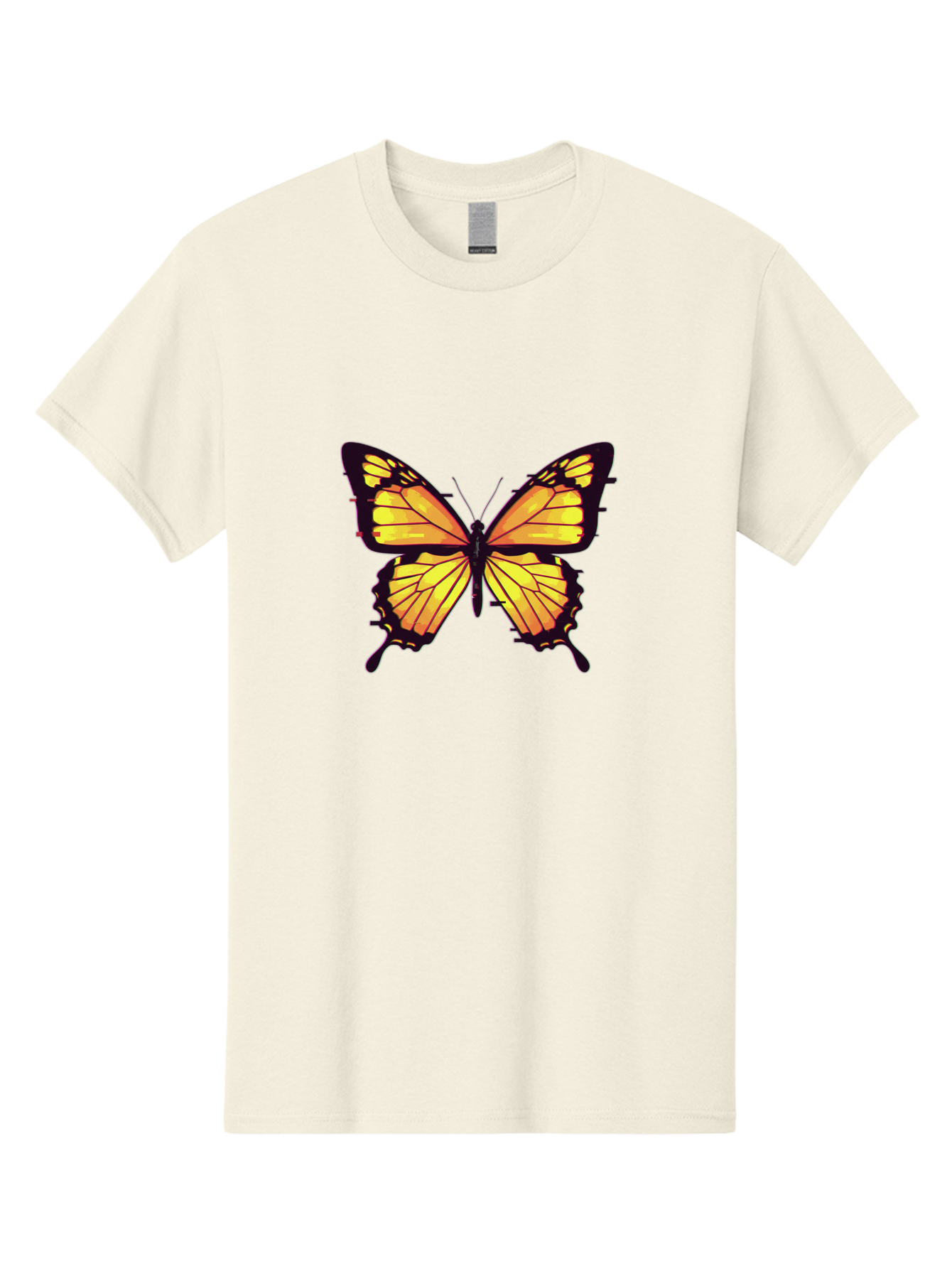 Yellow-Butterfly Men'S Graphic Tee, 100% Cotton, Comfortable Casual Summer Wear, Machine Washable, Vintage Camera, Old Camera, Antique Camera, Black Camera, Classic Photography, Photography Equipment, Nostalgic Device, Film Camera, Camera Art Bai570