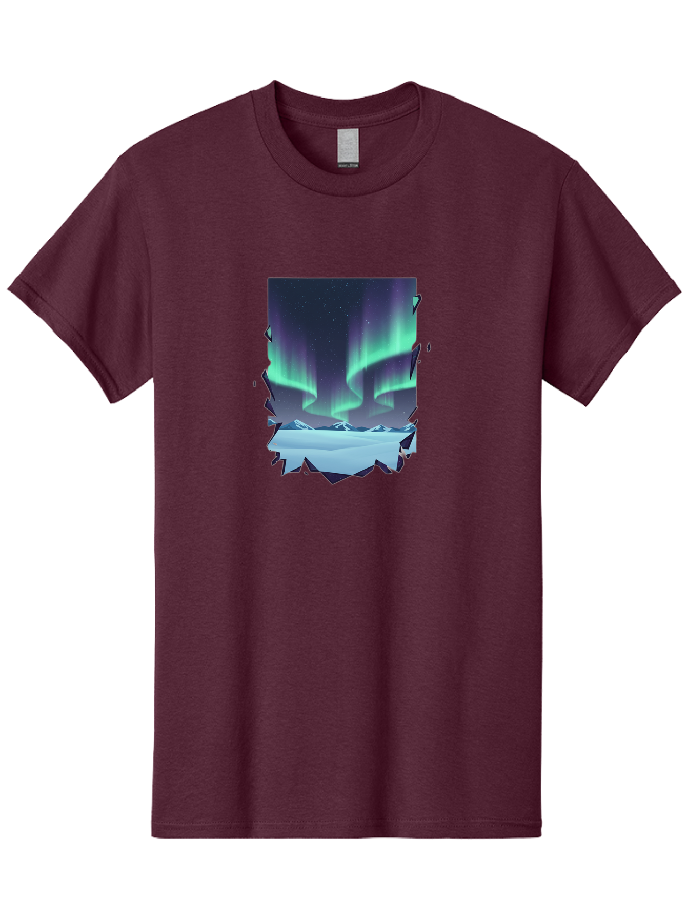 Aurora-Borealis-1 Men'S Graphic Tee, 100% Cotton, Comfortable Casual Summer Wear, Machine Washable, Vintage Camera, Old Camera, Antique Camera, Black Camera, Classic Photography, Photography Equipment, Nostalgic Device, Film Camera, Camera Art Bai580