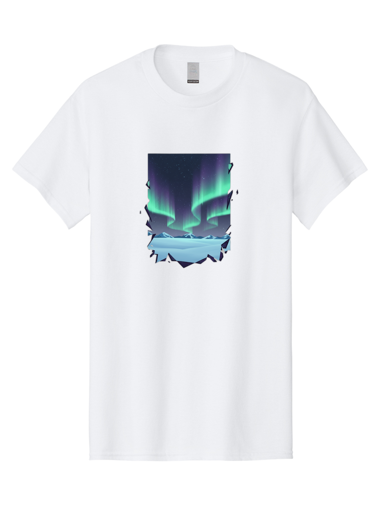 Aurora-Borealis-1 Men'S Graphic Tee, 100% Cotton, Comfortable Casual Summer Wear, Machine Washable, Vintage Camera, Old Camera, Antique Camera, Black Camera, Classic Photography, Photography Equipment, Nostalgic Device, Film Camera, Camera Art Bai580