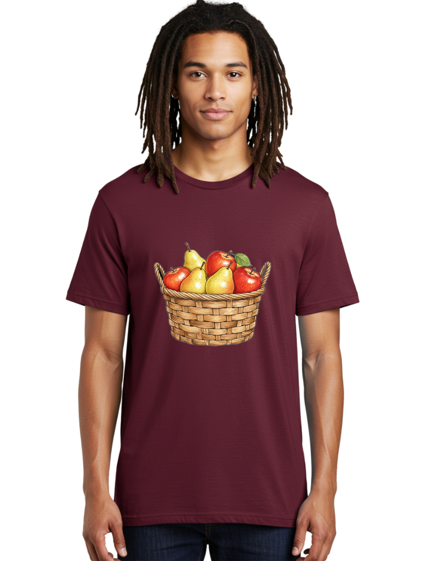 Basket-Of-Apples-And-Pears Men'S Graphic Tee, 100% Cotton, Comfortable Casual Summer Wear, Machine Washable, Vintage Camera, Old Camera, Antique Camera, Black Camera, Classic Photography, Photography Equipment, Nostalgic Device, Film Camera, Bai584