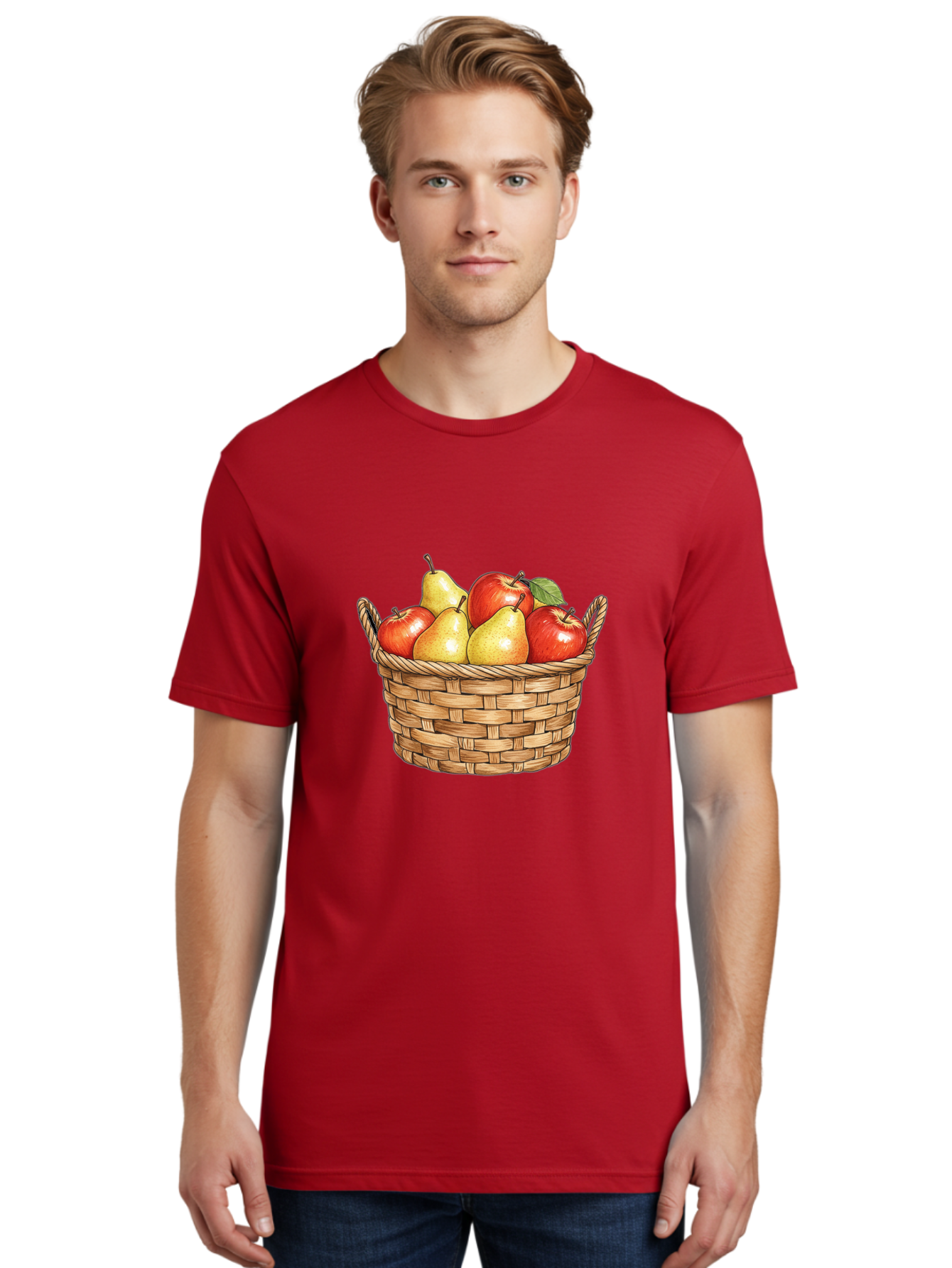 Basket-Of-Apples-And-Pears Men'S Graphic Tee, 100% Cotton, Comfortable Casual Summer Wear, Machine Washable, Vintage Camera, Old Camera, Antique Camera, Black Camera, Classic Photography, Photography Equipment, Nostalgic Device, Film Camera, Bai584