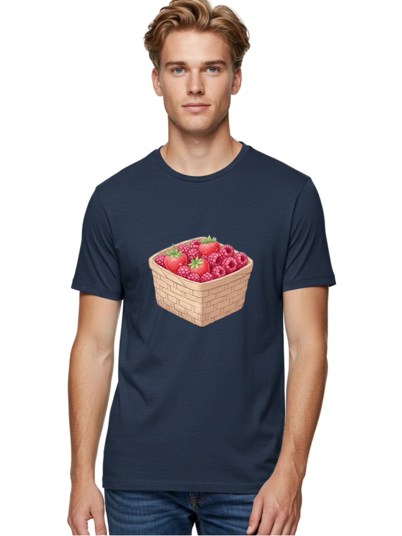 Basket-Of-Berries Men'S Graphic Tee, 100% Cotton, Comfortable Casual Summer Wear, Machine Washable, Vintage Camera, Old Camera, Antique Camera, Black Camera, Classic Photography, Photography Equipment, Nostalgic Device, Film Camera, Camera Art Bai586
