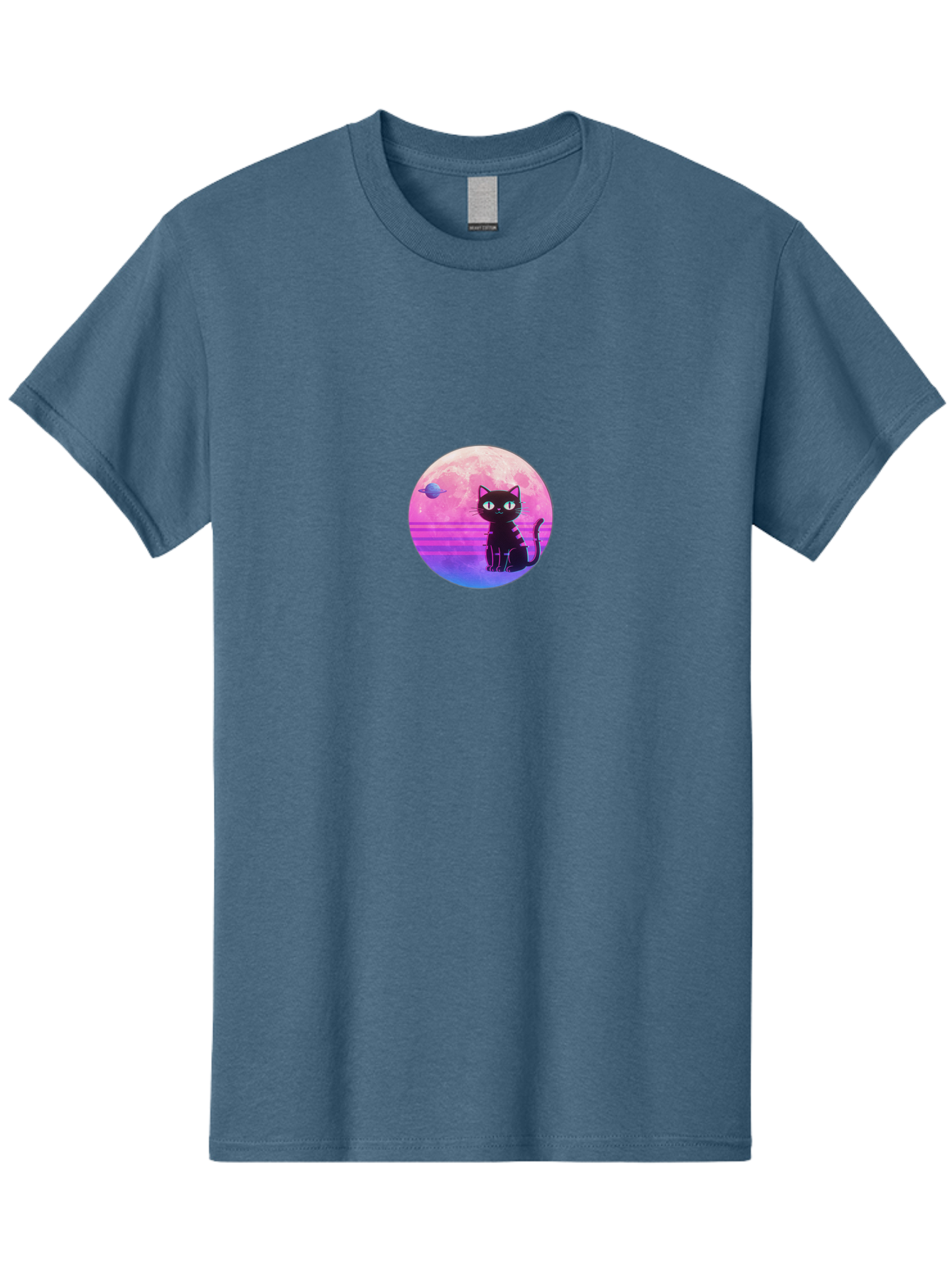 Black-Cat-1 Men'S Graphic Tee, 100% Cotton, Comfortable Casual Summer Wear, Machine Washable, Vintage Camera, Old Camera, Antique Camera, Black Camera, Classic Photography, Photography Equipment, Nostalgic Device, Film Camera, Camera Art Bai591