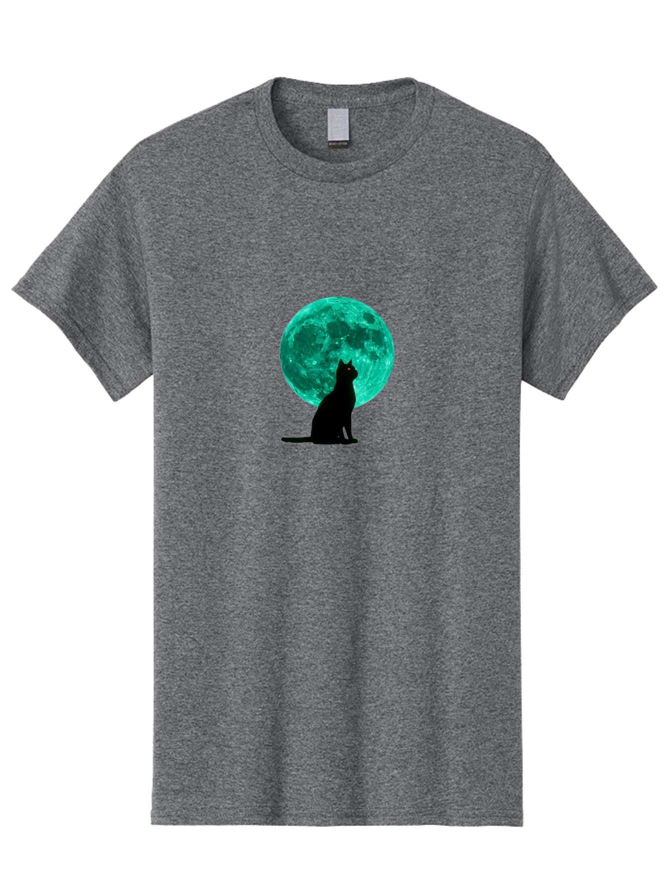 Black-Cat-Moon Men'S Graphic Tee, 100% Cotton, Comfortable Casual Summer Wear, Machine Washable, Vintage Camera, Old Camera, Antique Camera, Black Camera, Classic Photography, Photography Equipment, Nostalgic Device, Film Camera, Camera Art Bai593
