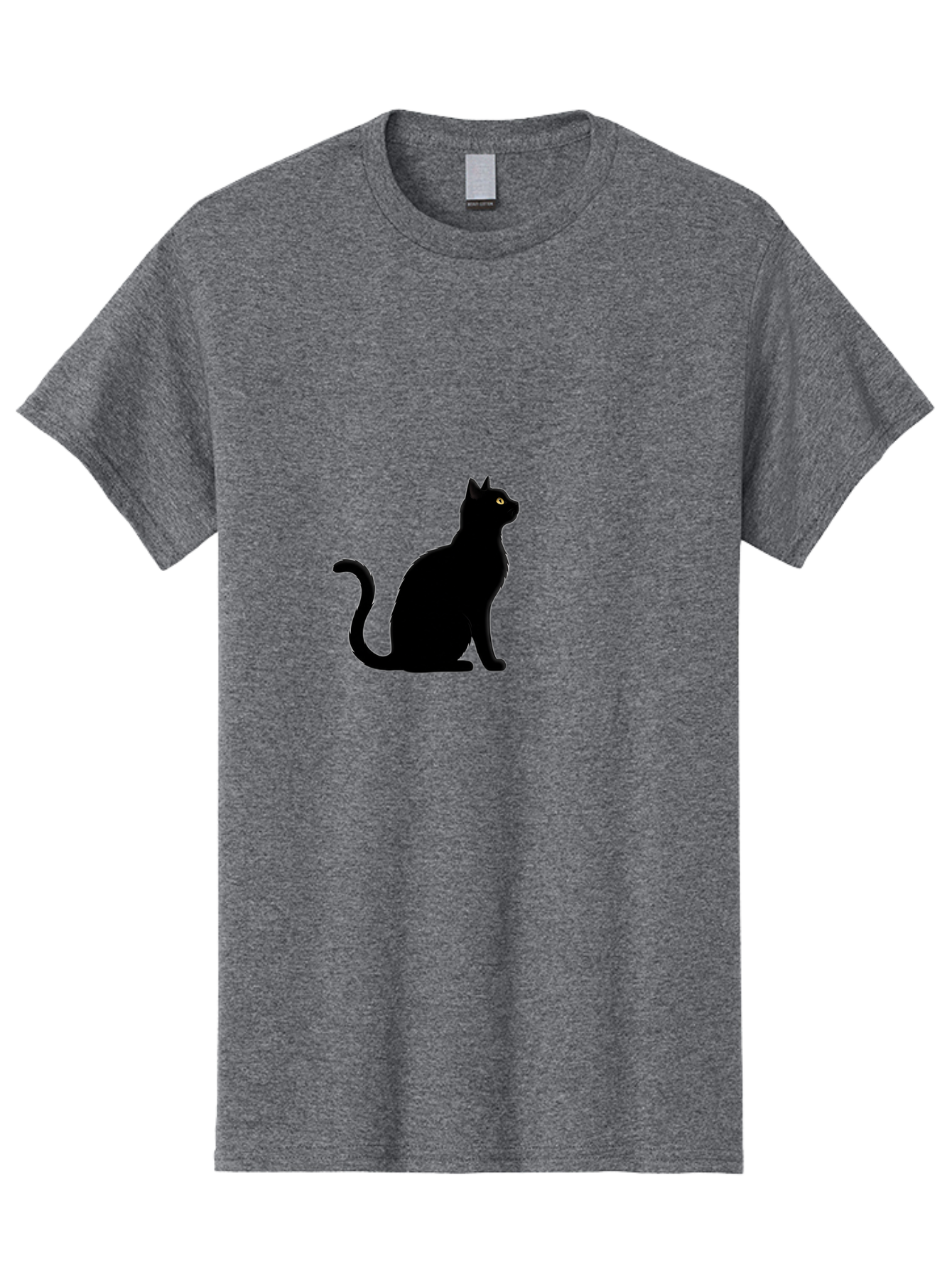 Black-Cat Men'S Graphic Tee, 100% Cotton, Comfortable Casual Summer Wear, Machine Washable, Vintage Camera, Old Camera, Antique Camera, Black Camera, Classic Photography, Photography Equipment, Nostalgic Device, Film Camera, Camera Art Bai596