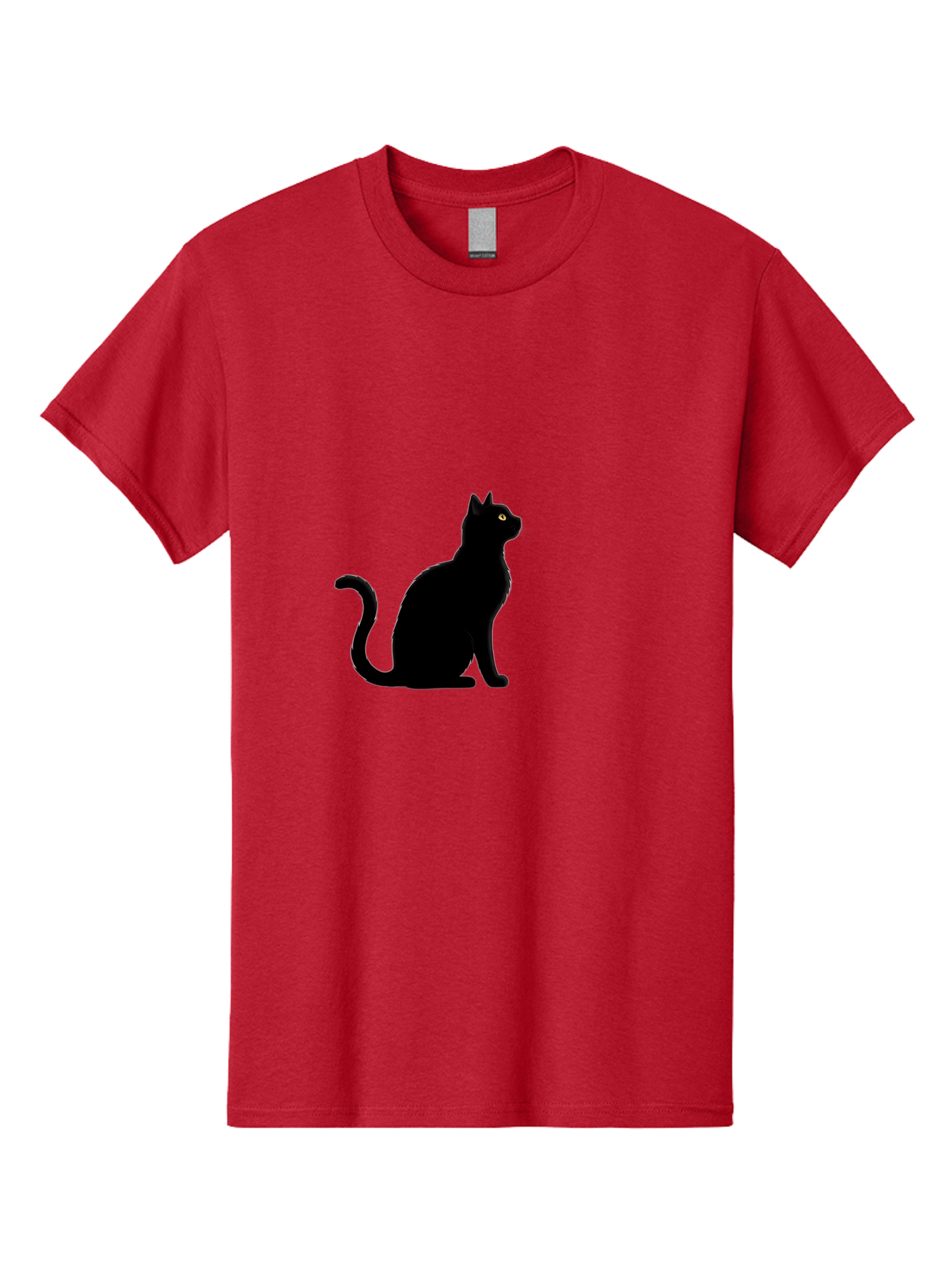 Black-Cat Men'S Graphic Tee, 100% Cotton, Comfortable Casual Summer Wear, Machine Washable, Vintage Camera, Old Camera, Antique Camera, Black Camera, Classic Photography, Photography Equipment, Nostalgic Device, Film Camera, Camera Art Bai596