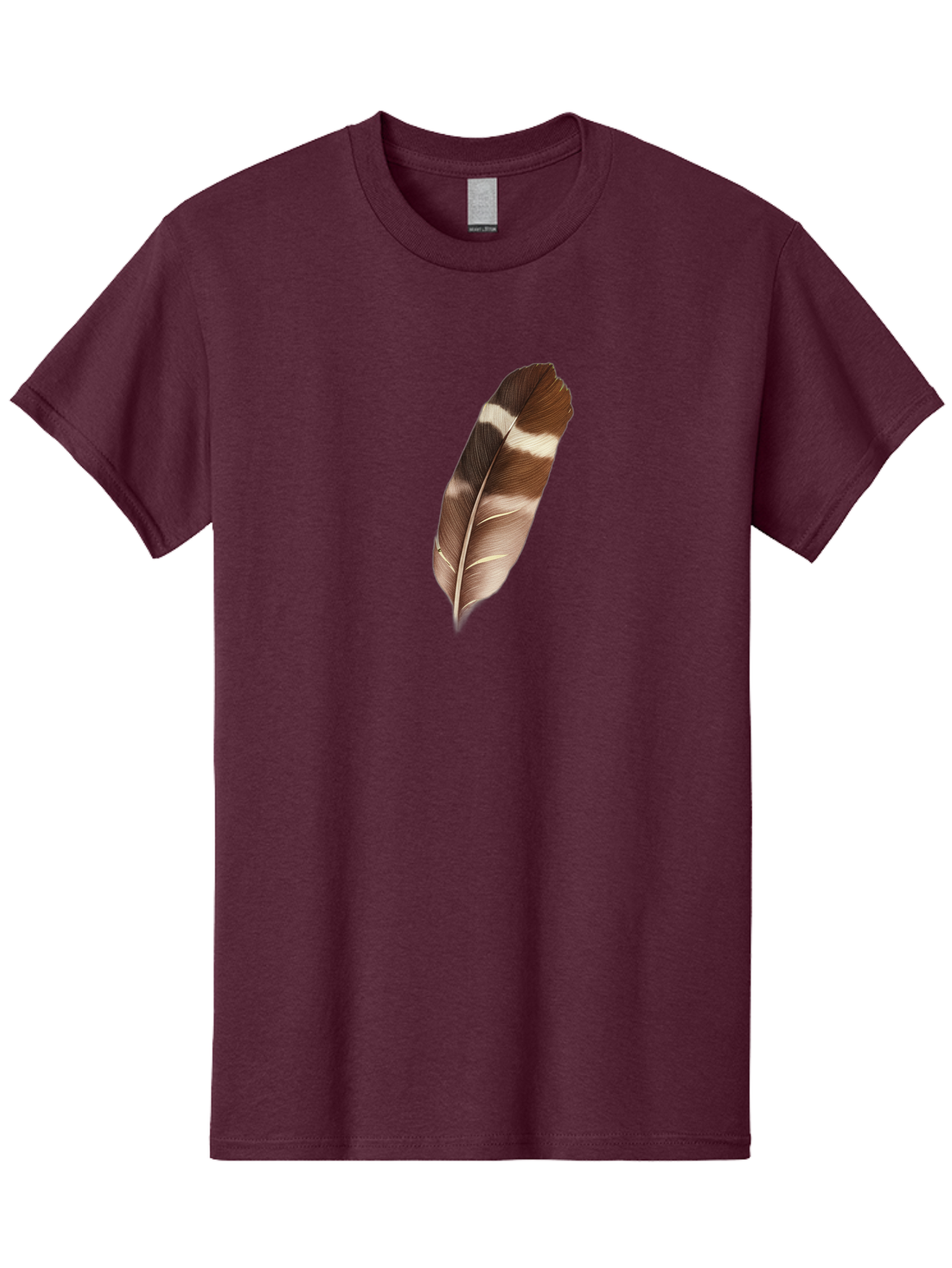 Brown-Feather-2 Men'S Graphic Tee, 100% Cotton, Comfortable Casual Summer Wear, Machine Washable, Vintage Camera, Old Camera, Antique Camera, Black Camera, Classic Photography, Photography Equipment, Nostalgic Device, Film Camera, Camera Art Bai604