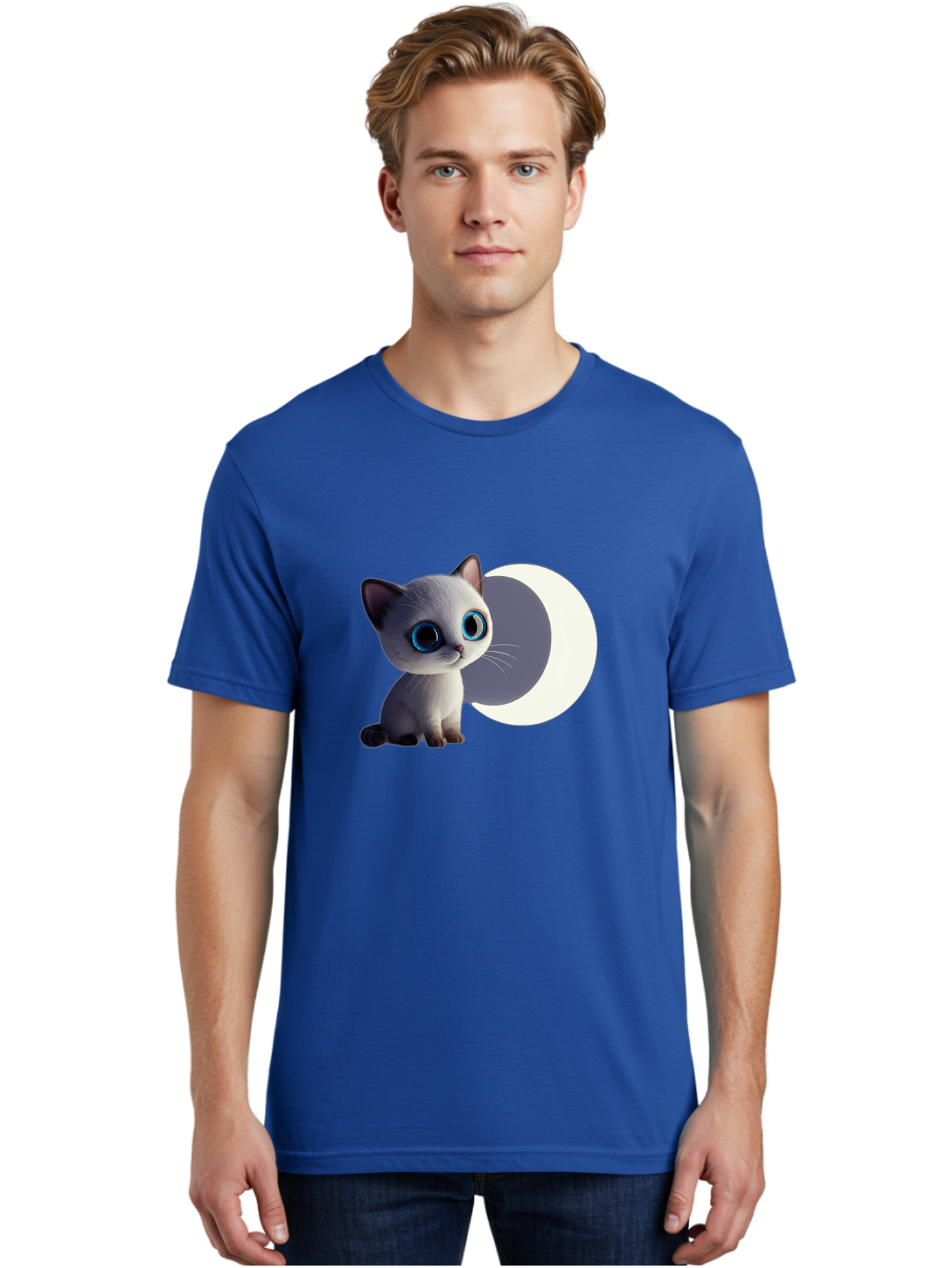 Cartoon-Kitten-And-Moon Men'S Graphic Tee, 100% Cotton, Comfortable Casual Summer Wear, Machine Washable, Vintage Camera, Old Camera, Antique Camera, Black Camera, Classic Photography, Photography Equipment, Nostalgic Device, Film Camera, Bai614